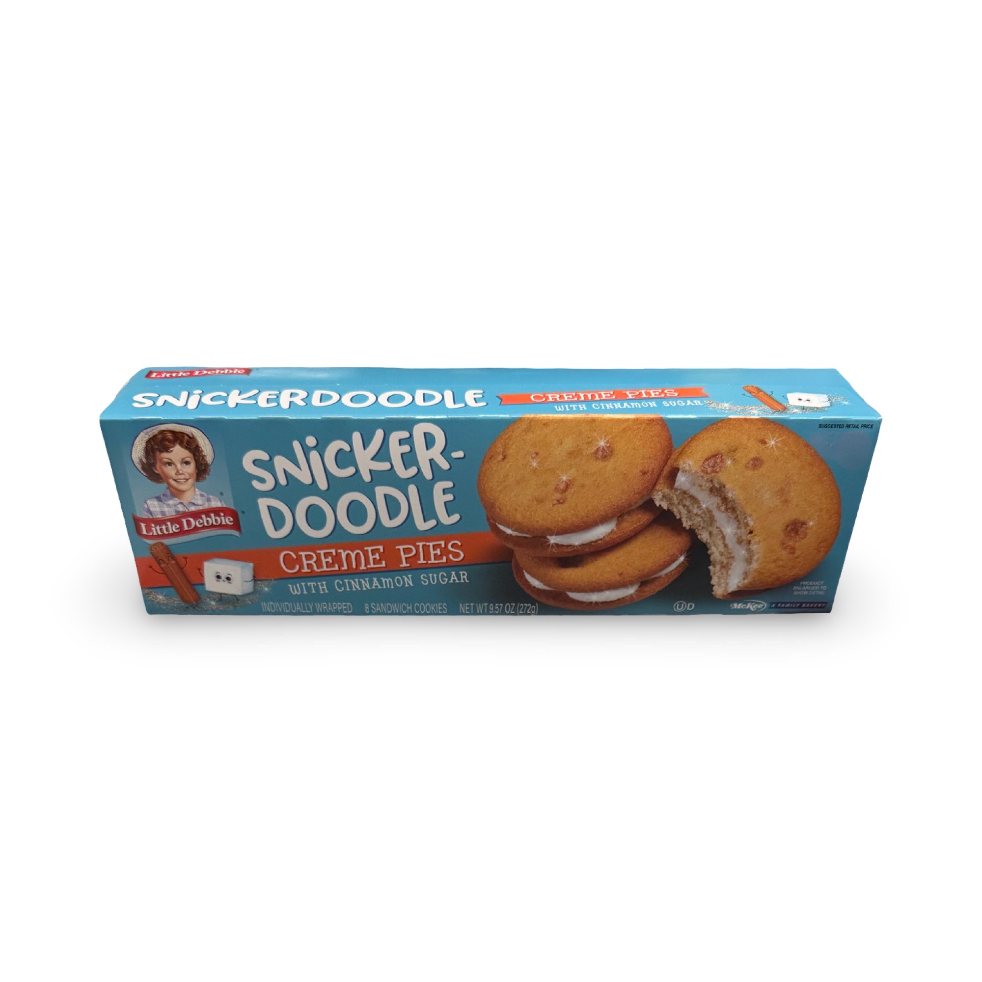 Little Debbie Snack Cakes Multipack Box | Snickerdoodle Sandwich Creme pies