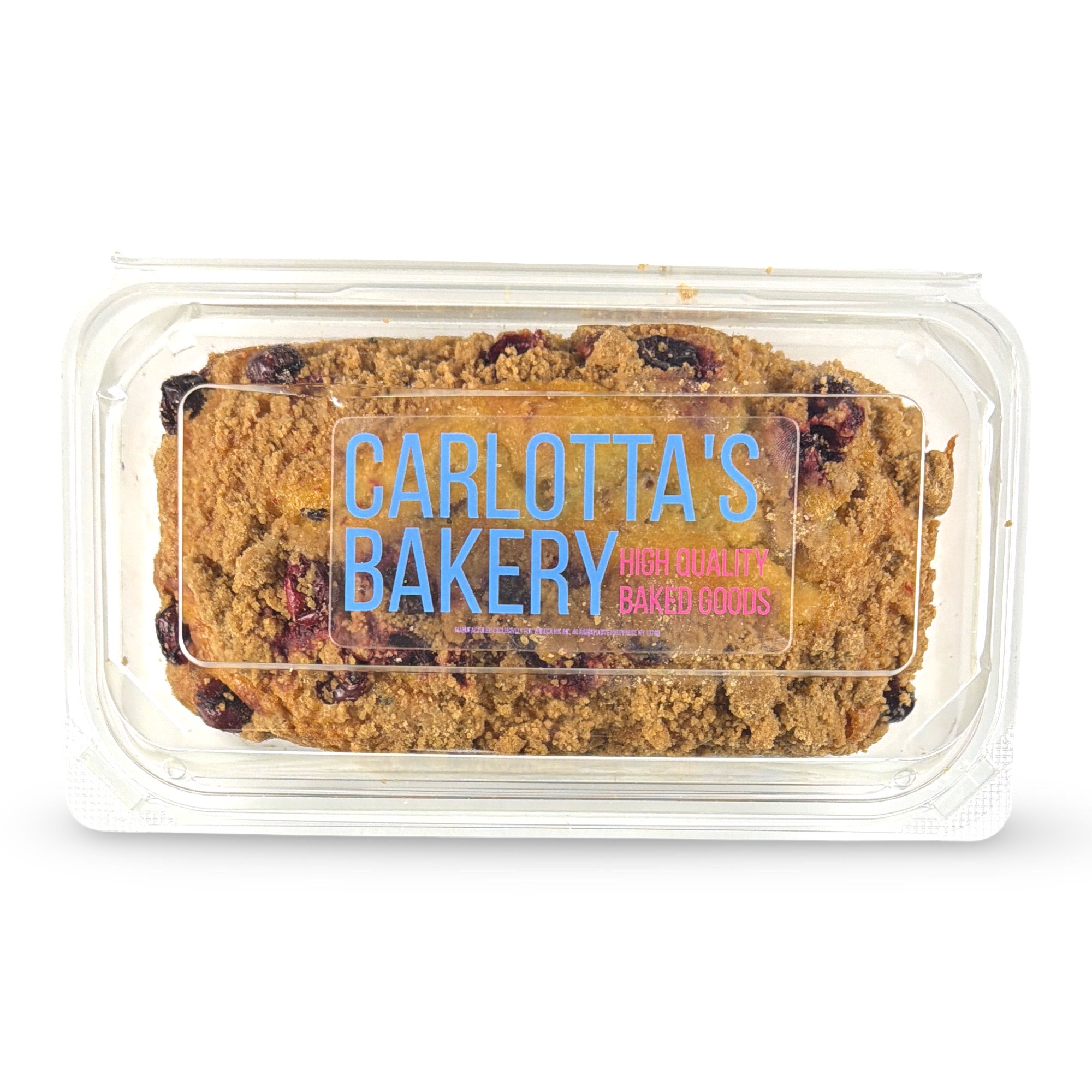 Carlotta's Bakery Authentic Tradition New York Loaf Coffee Pound Cakes (1 Lb., Orange Cranberry)