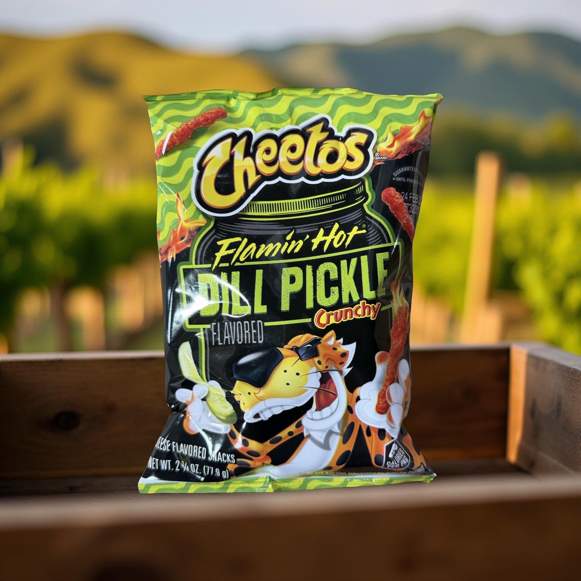 Flamin’ Hot Spicy Dill Pickle Crunchy Cheetos – 2.75 oz Bags, 8 Count 5