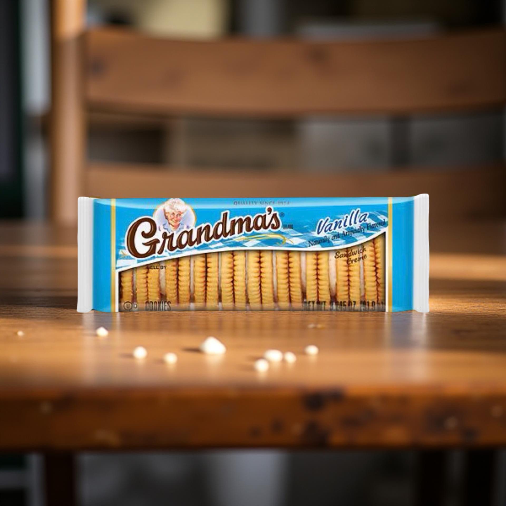 Grandma’s BIg Size Vanilla Sandwich Creme Cookies – 3.03 oz Packs, 12 Count 4