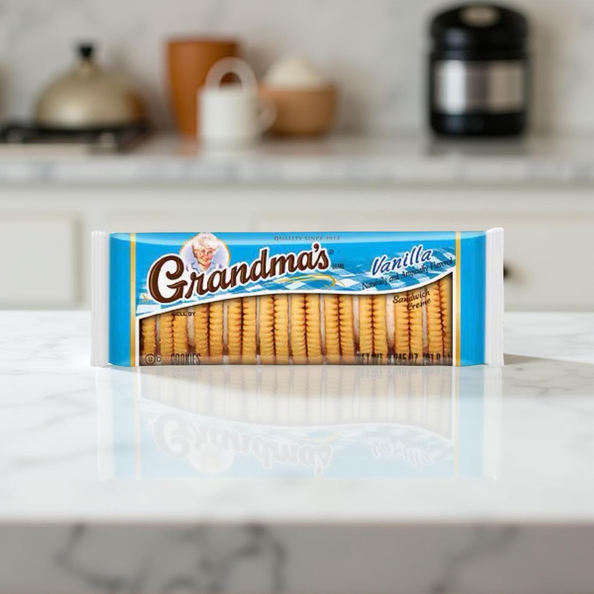 Grandma’s BIg Size Vanilla Sandwich Creme Cookies – 3.03 oz Packs, 12 Count 5