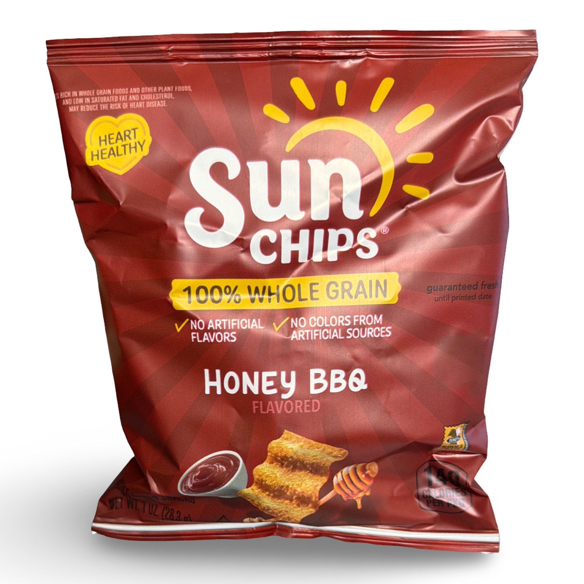 Sunchips Honey BBQ Whole Grain Chips, 1 Oz, 16 Bags
