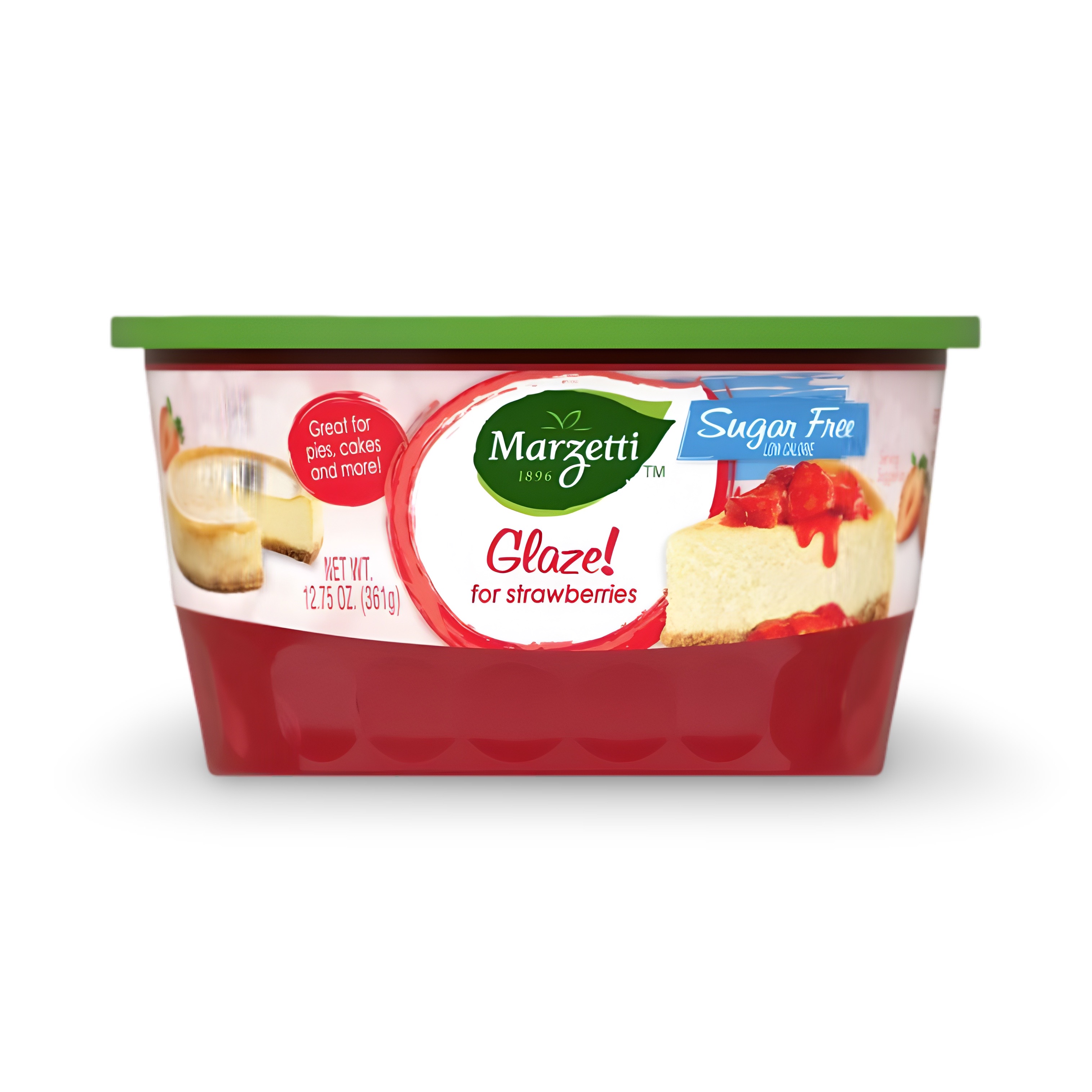 Marzetti Fruit Dips & Dessert Glazes – Sugar Free Strawberry Glaze, 13.5 Oz Tub