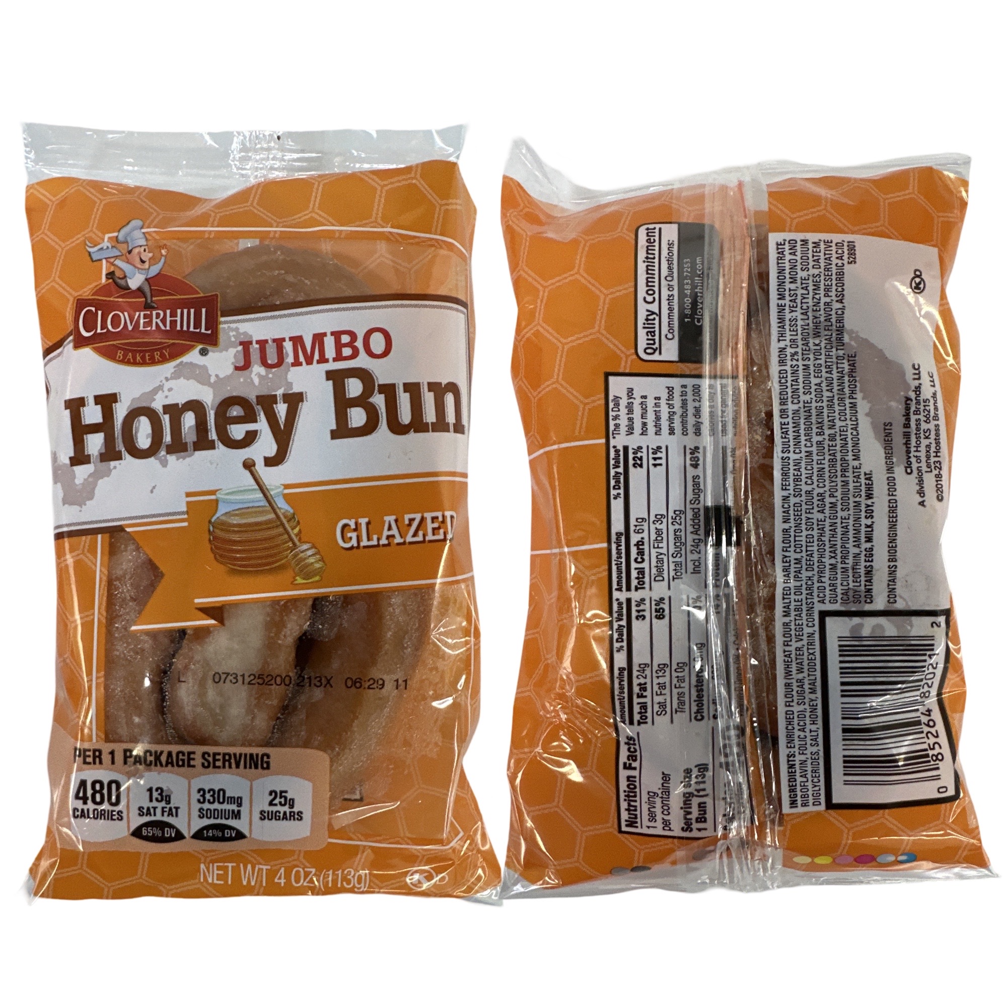 Cloverhill Bakery 6 Flavor Variety | Big Texas Cinnamon Roll, Cherry Cheese Bear Claw, Cheese Danish and Chocolate, Iced & Glazed Honeybuns 4