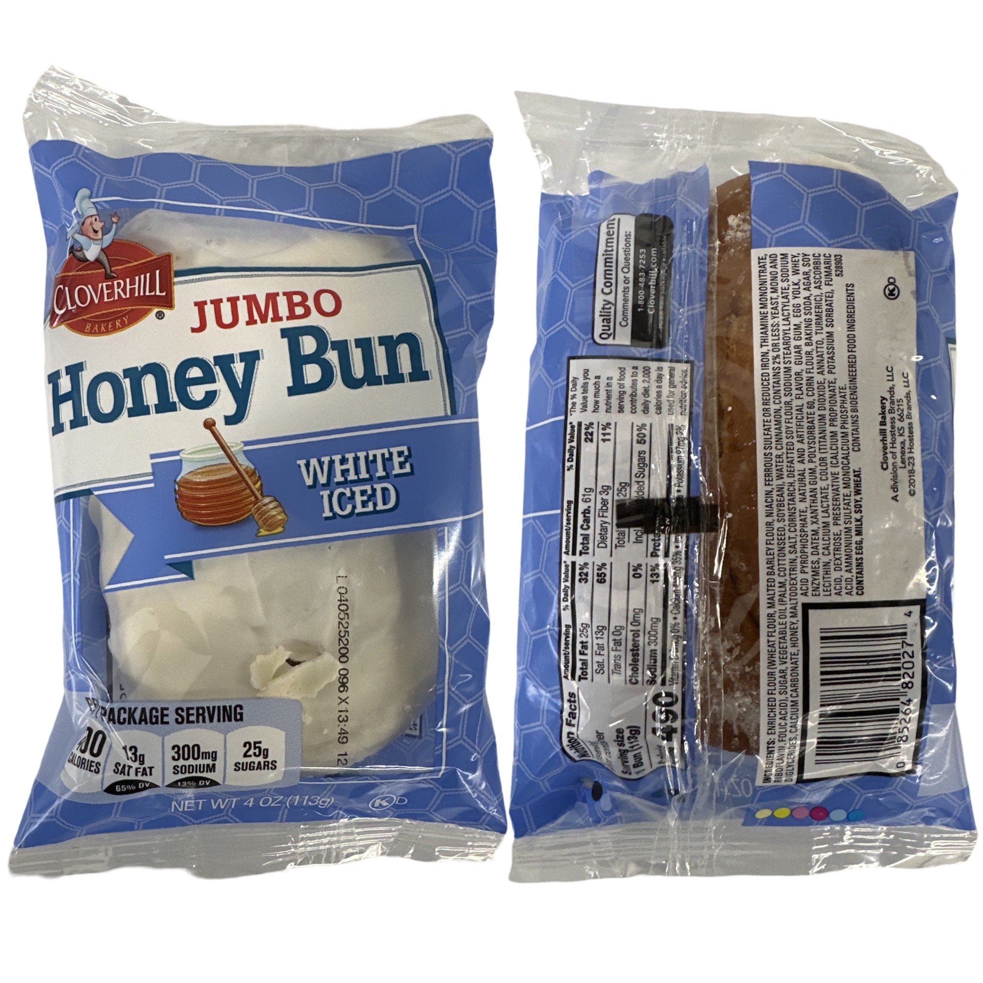 Cloverhill Bakery 6 Flavor Variety | Big Texas Cinnamon Roll, Cherry Cheese Bear Claw, Cheese Danish and Chocolate, Iced & Glazed Honeybuns 7