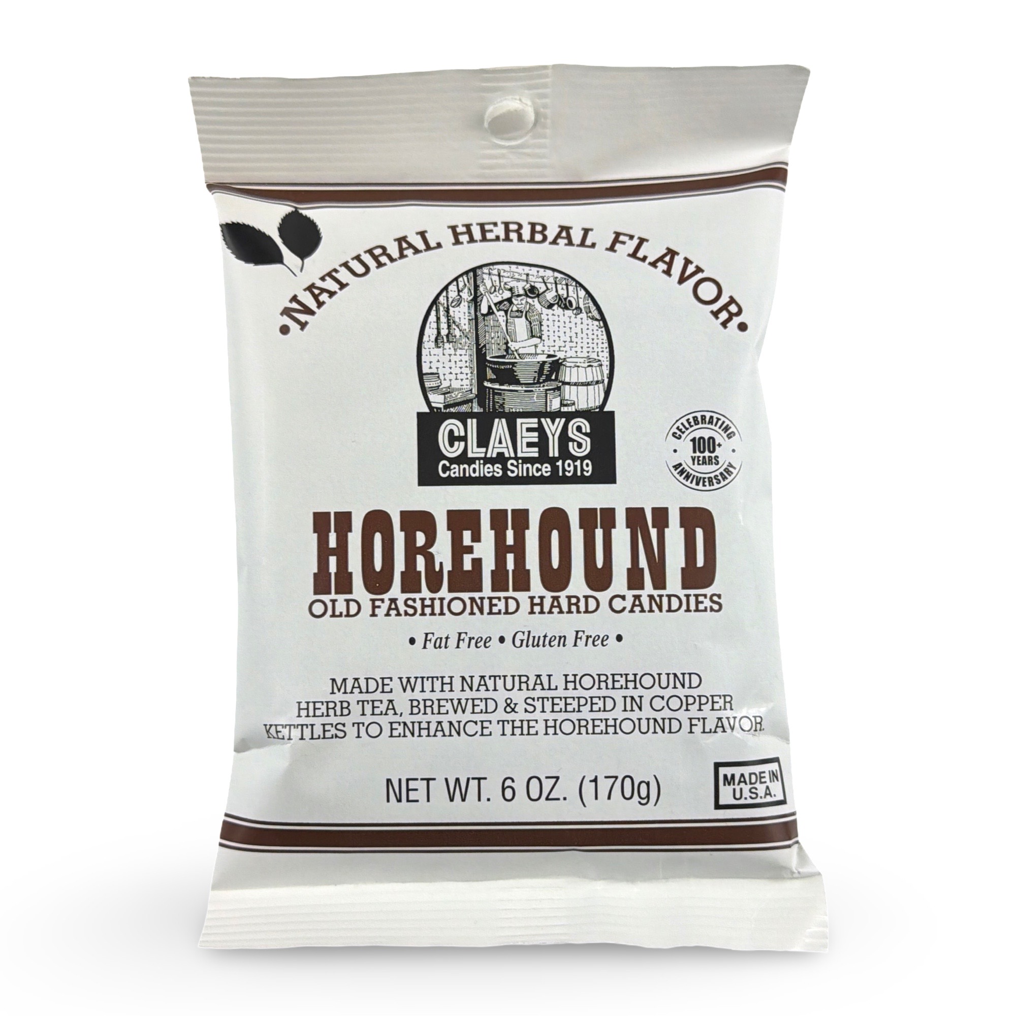 Claeys Old Fashioned Nostalgic Hard Candy – 6 oz Bags, 4 Pack | Horsehound