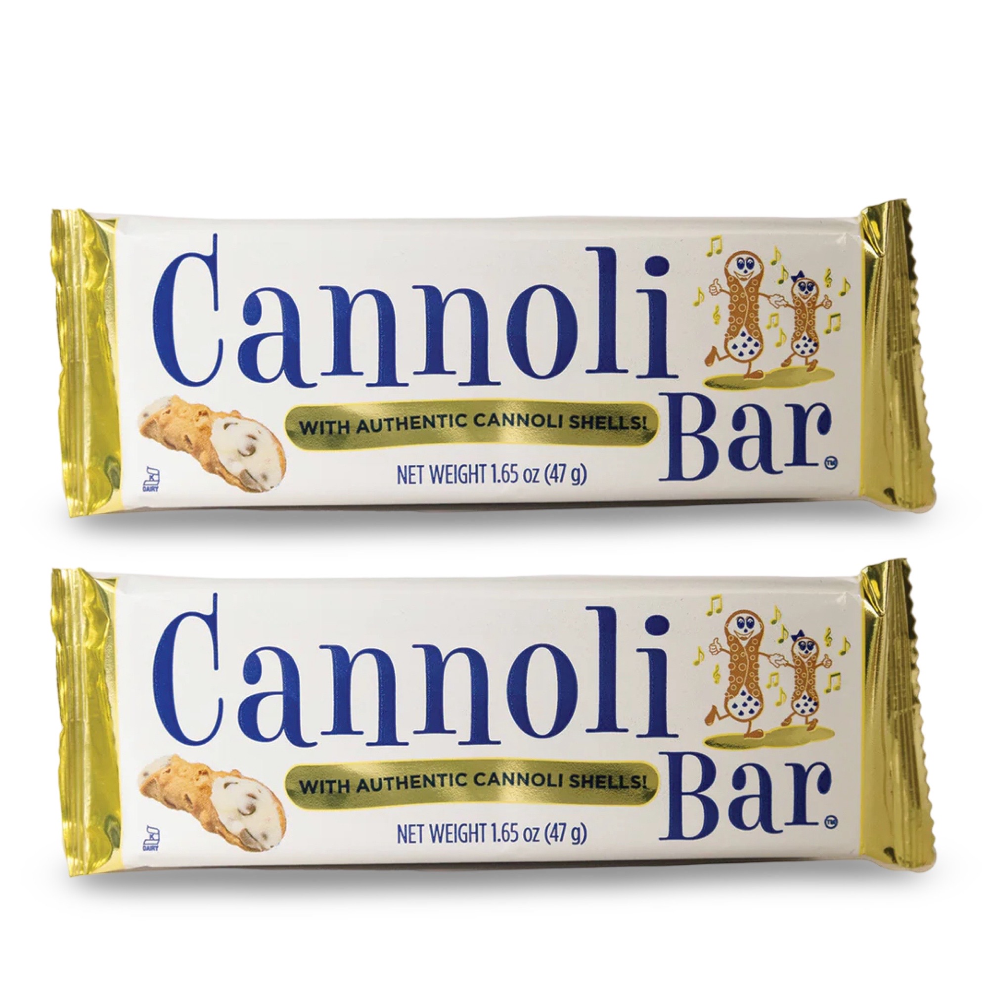 Cannoli Candy Bar Full Size, 4 Bars 3