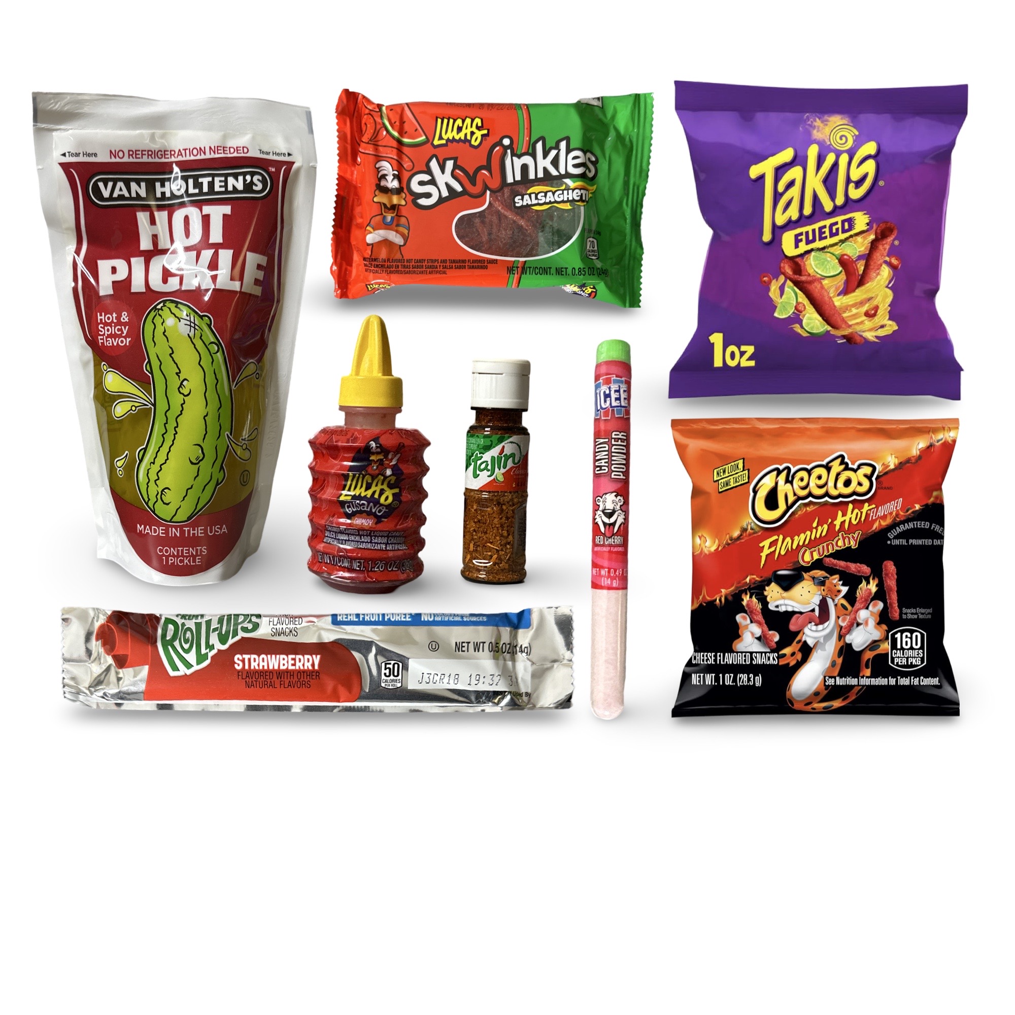 Ultimate Spicy Pickle Complete Chamoy Kit With Icee Powder, 8 Piece Kit 7