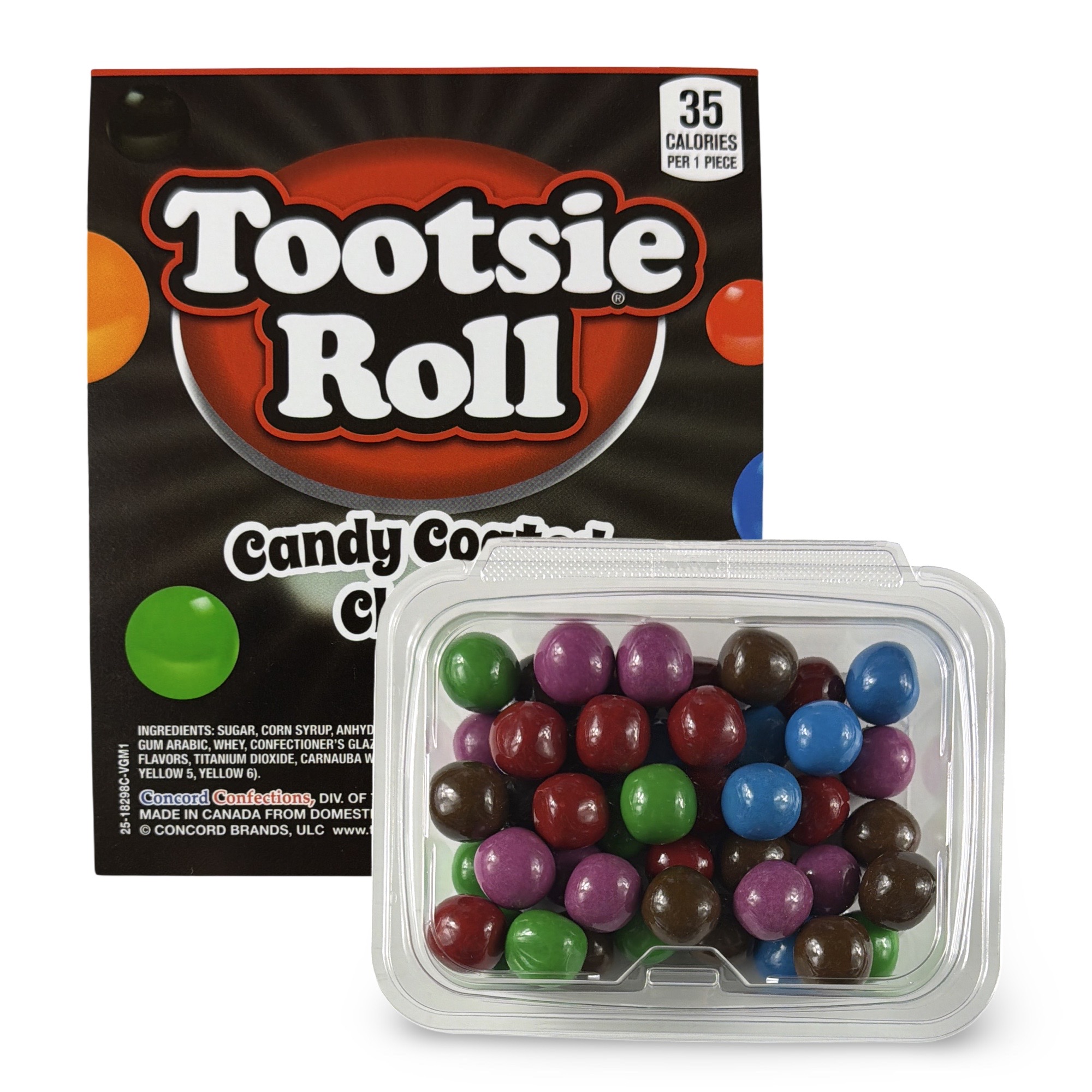 Tootsie Candy Coated Chews – Mega Tootsie Rolls (0.92″) & Fruit Chews (0.55″) |