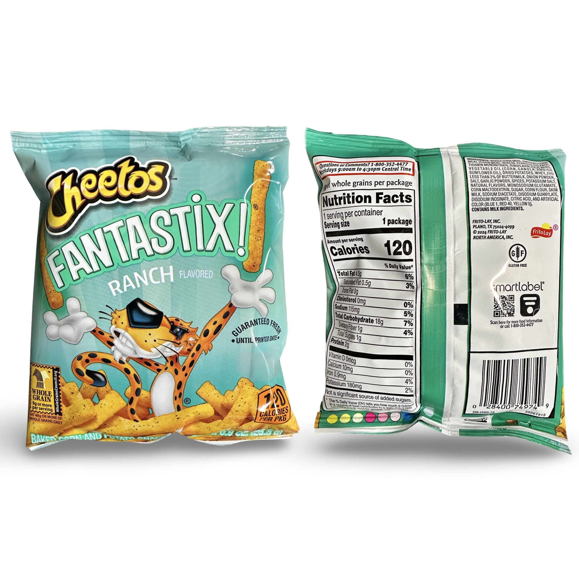 Cheetos Ranch Fantastix Smart Snacks, 1 Oz Bag | 16 Bags 2