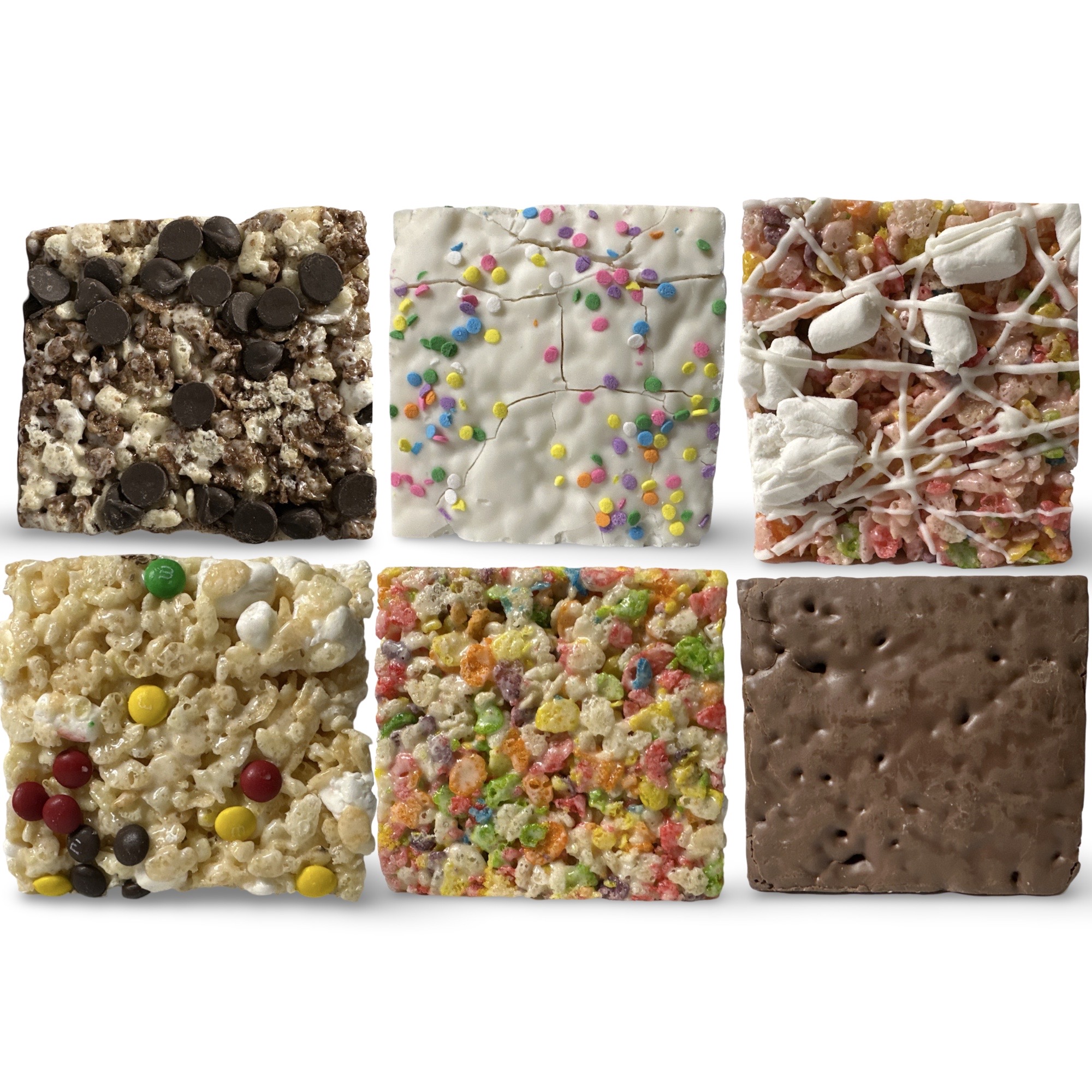 Marshmallow Crispy Treat Bars, 6 Flavor Variety Pack