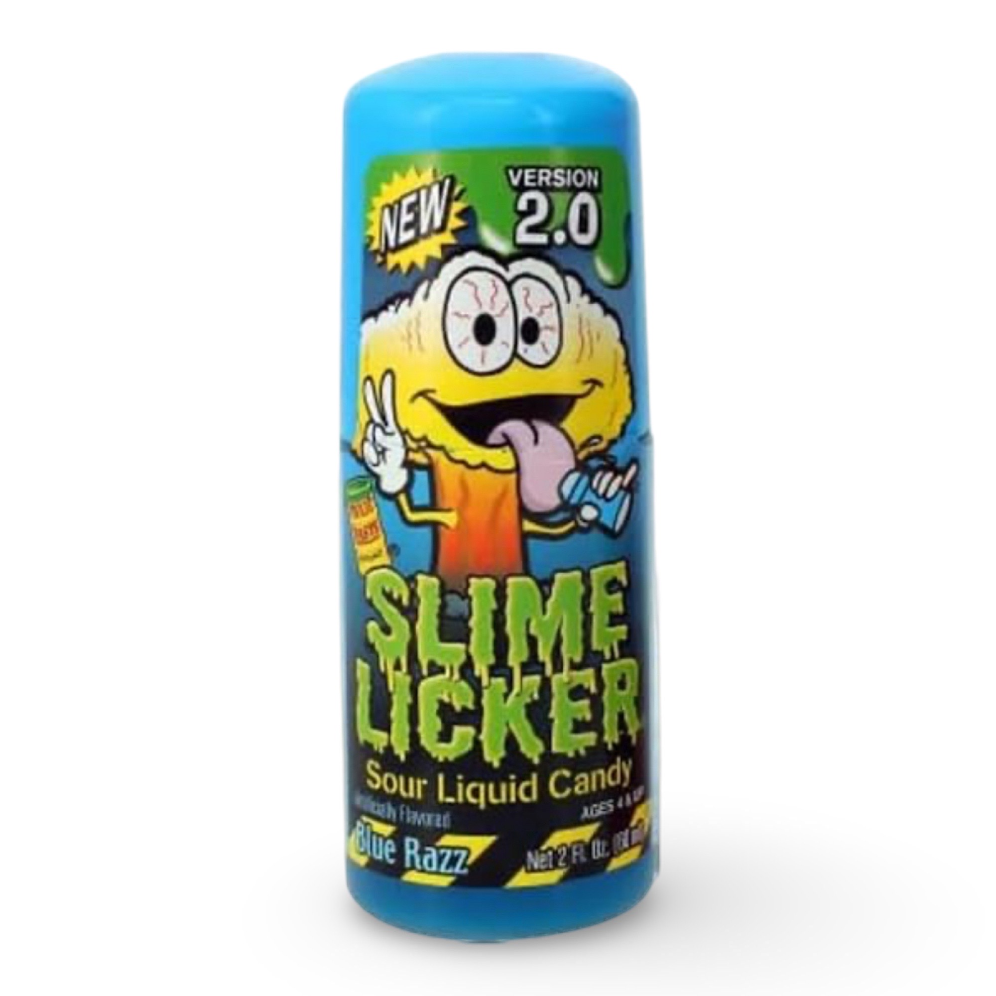 Toxic Waste Slime Licker V2 Sour Rolling Liquid Candy Includes Blue Raspberry and Strawberry | 2 Pack 3