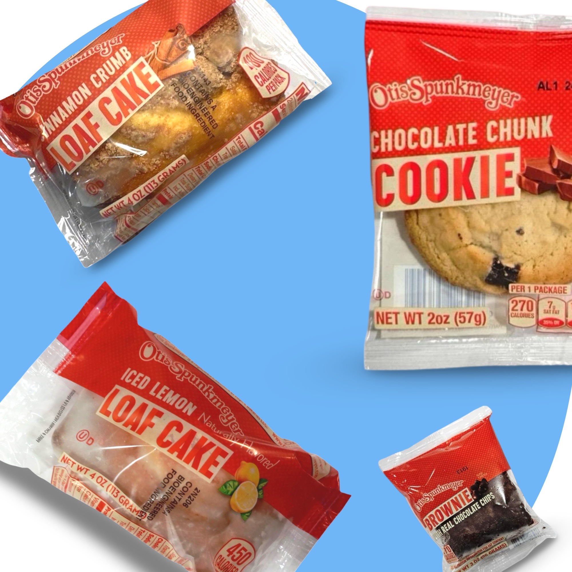 Otis Spunkmeyer 10 Unique Snack Cakes Sampler Pack Includes Brownies, Cookies, Loaf Cakes and Muffins 5