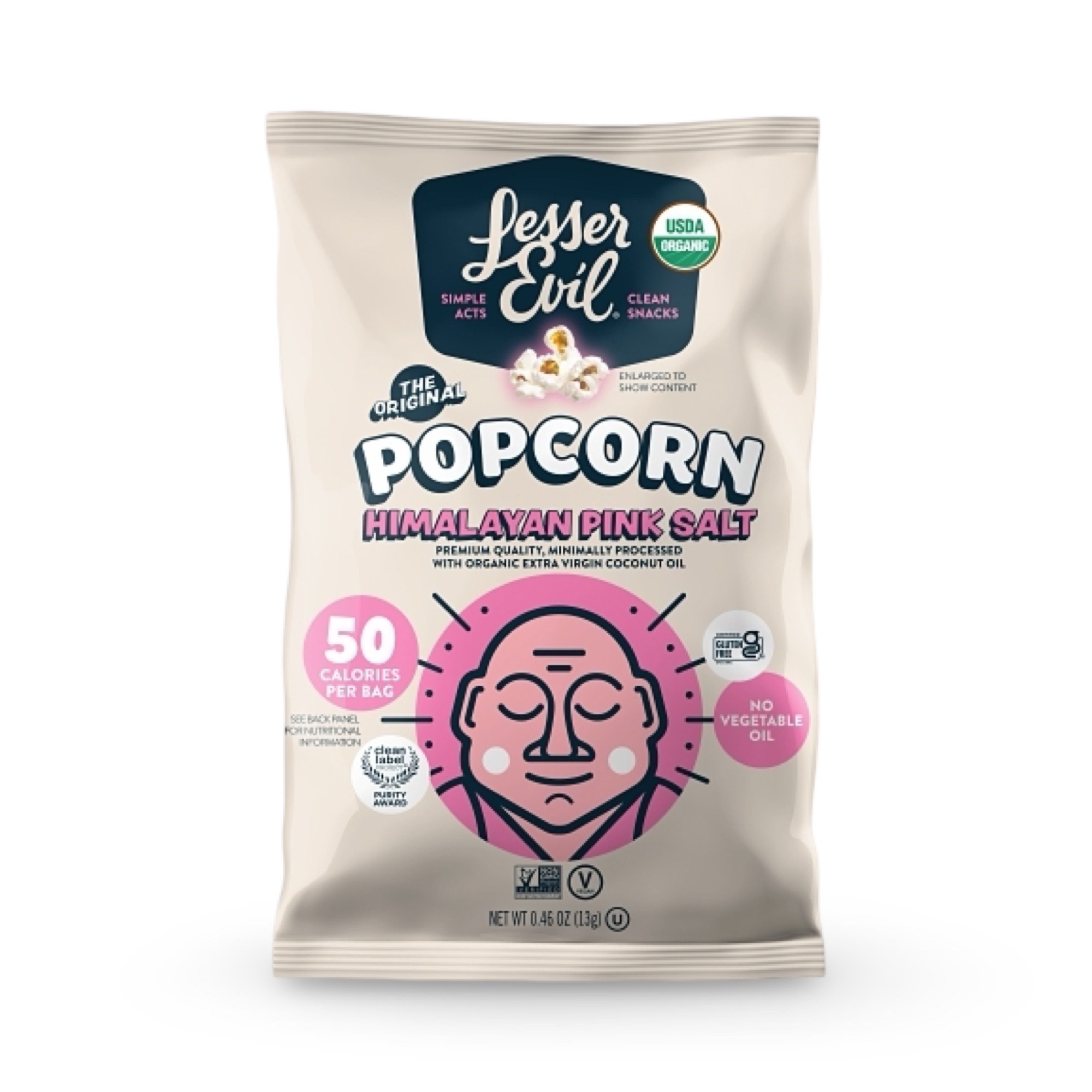 LesserEvil Smart Portion Snack Bags – 16 Pack (0.6 oz Avg) | Popcorn, Spaceballs
