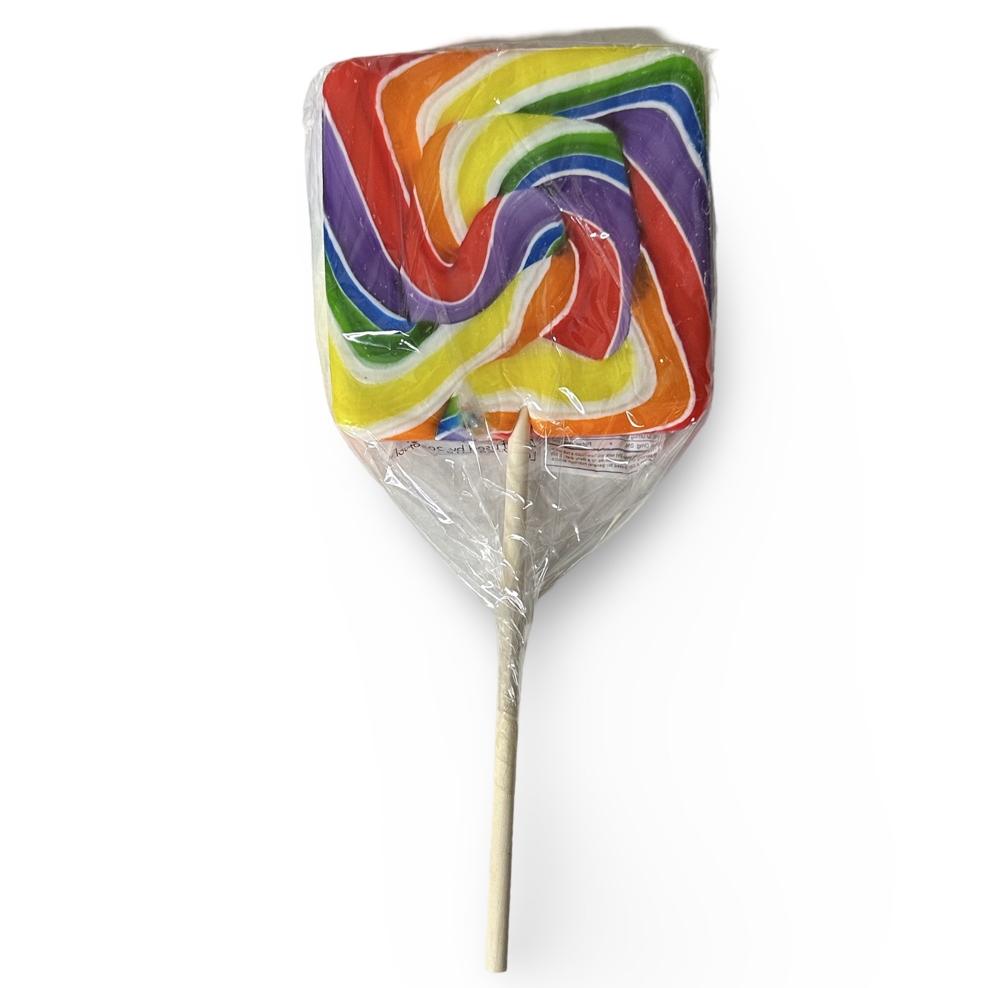 Half Pound Massive Lollipop Candy, Classic Swirl, Bigger Than Your Hand, 8 Oz