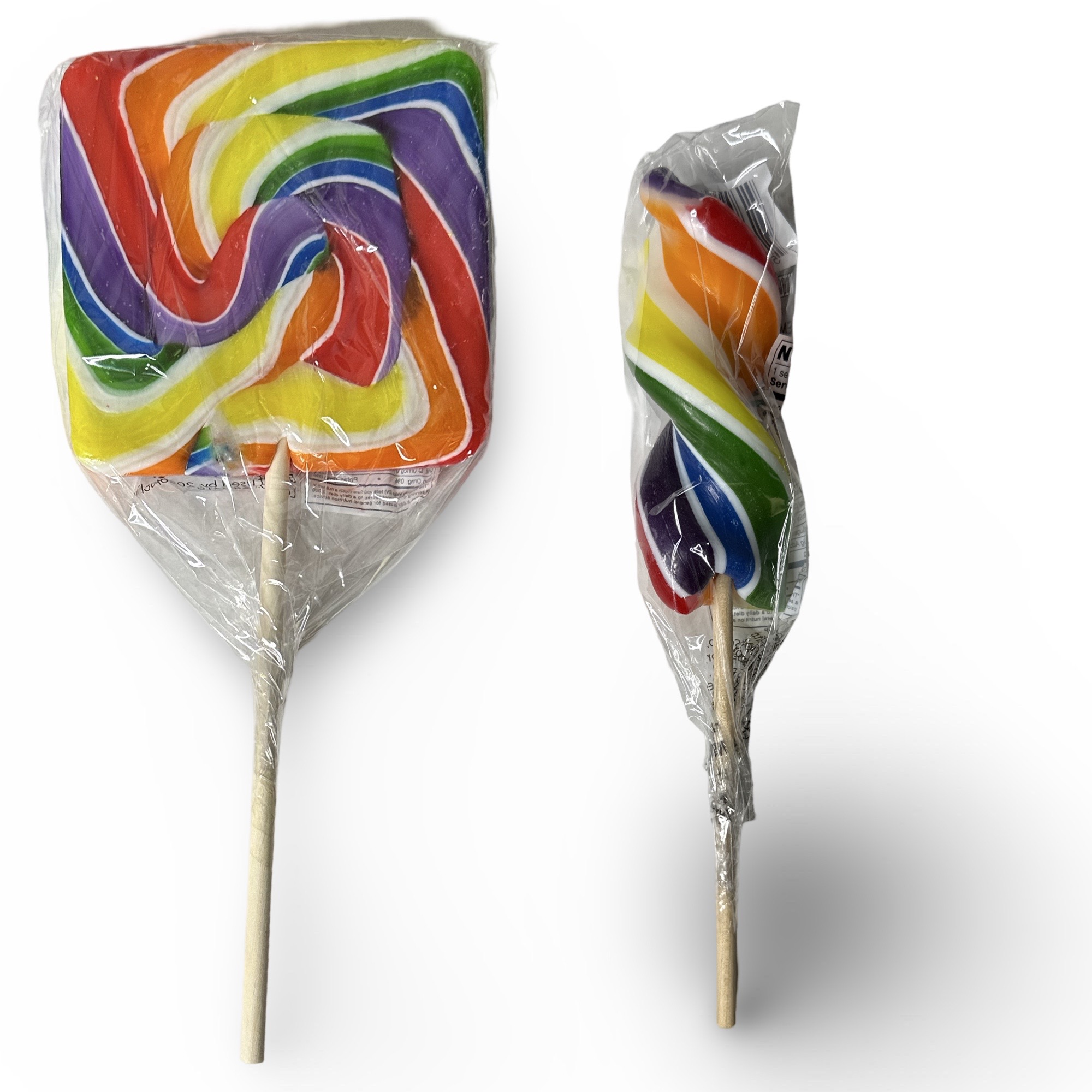 Half Pound Massive Lollipop Candy, Classic Swirl, Bigger Than Your Hand, 8 Oz 5