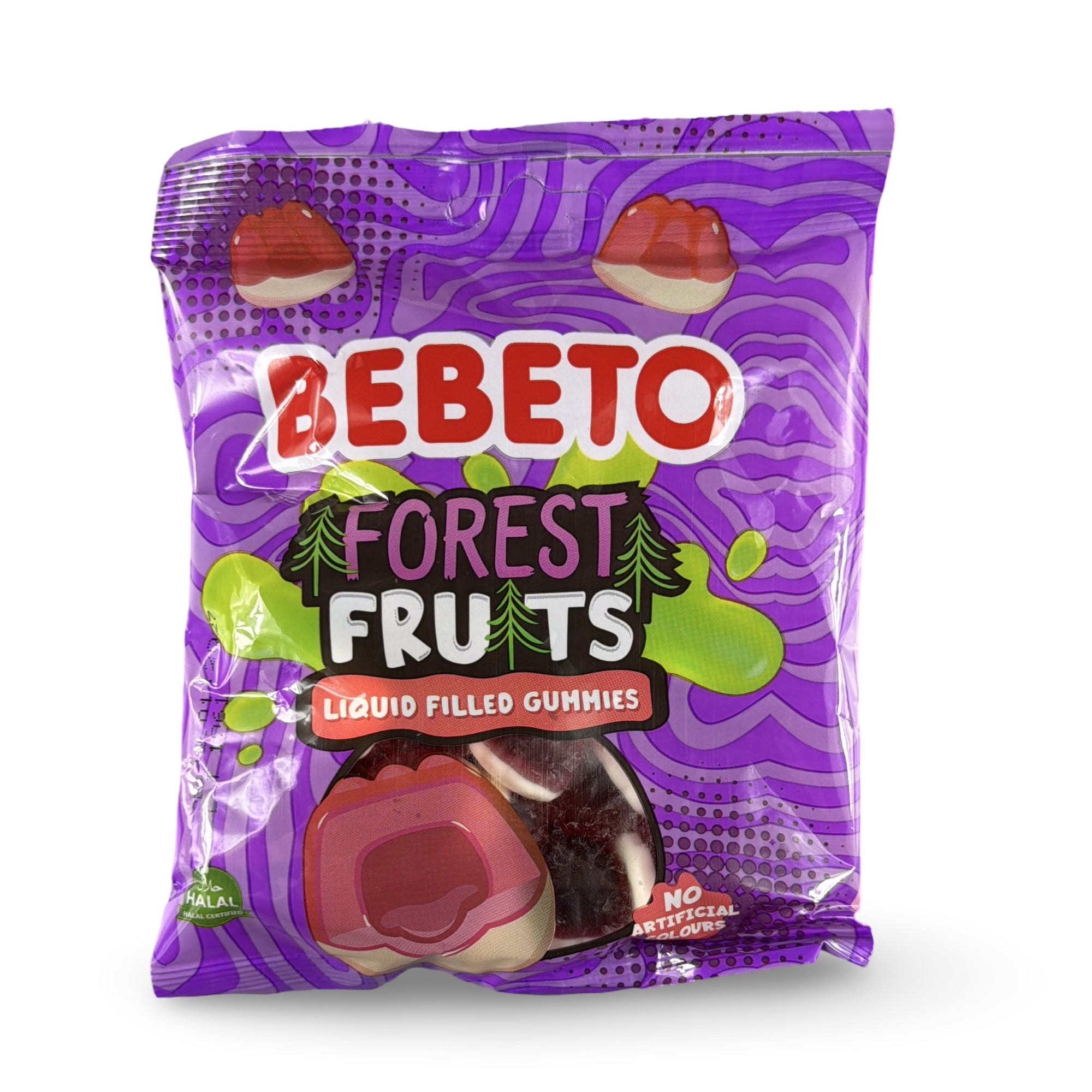 Bebeto Gummy Candy Full Case Packs (10 or 12 Bags), Halal Assorted Gummies Choos