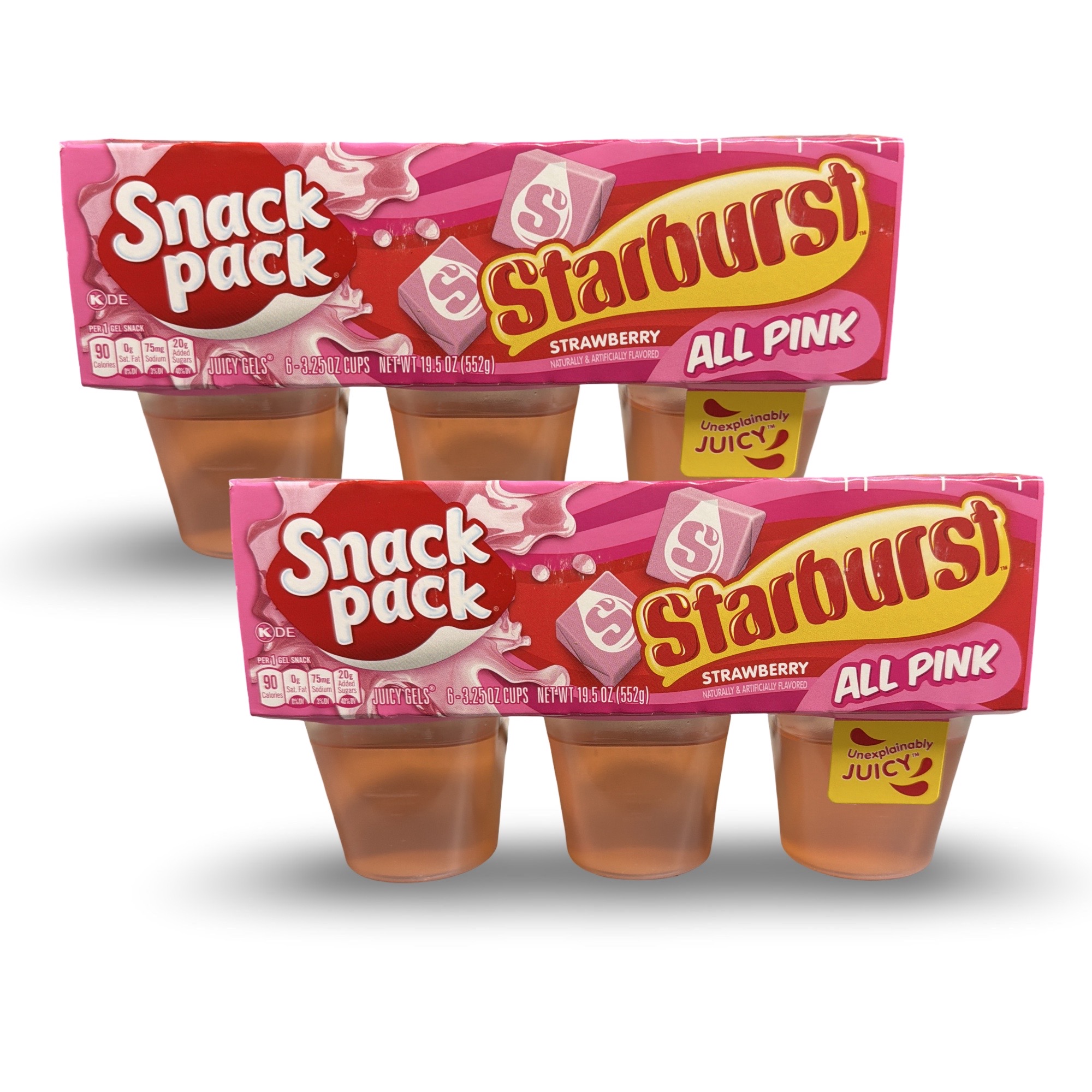 Snack Pack Special Edition Pudding Cups 12 Pack, Choose Flavor Starburst, Crush
