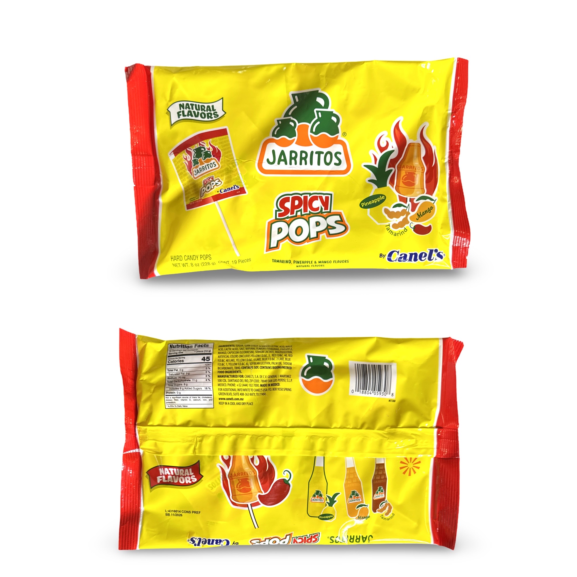 Jarritos Ultimate Candy Variety Featuring Large 8 0z. Sour & Regular Gummies and Spicy and Regular Lolllipops 3