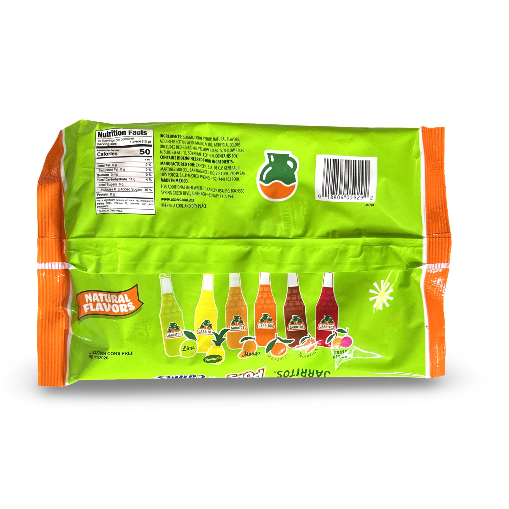 Jarritos Lollipops Mixed Bag Includes Mango, Tamarind, Lime, Punch, Pineapple and Mandarin 2