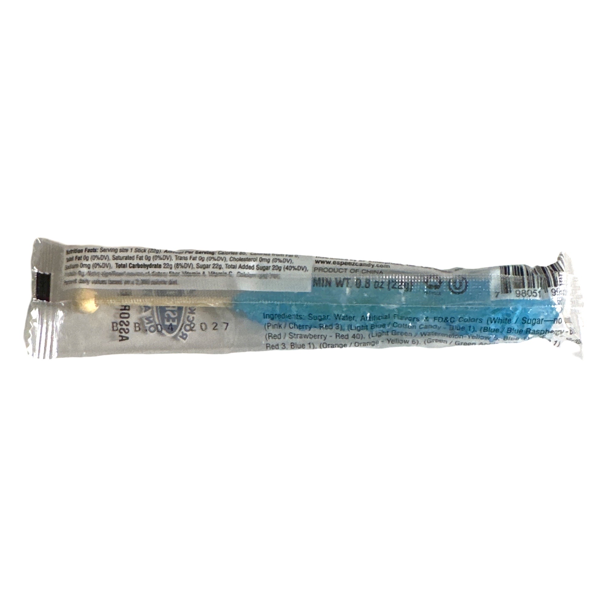 Tie-Dye Rock Candy Sticks Lollipops, Made with Cane Sugar, Assorted colors | 6 Pack 2