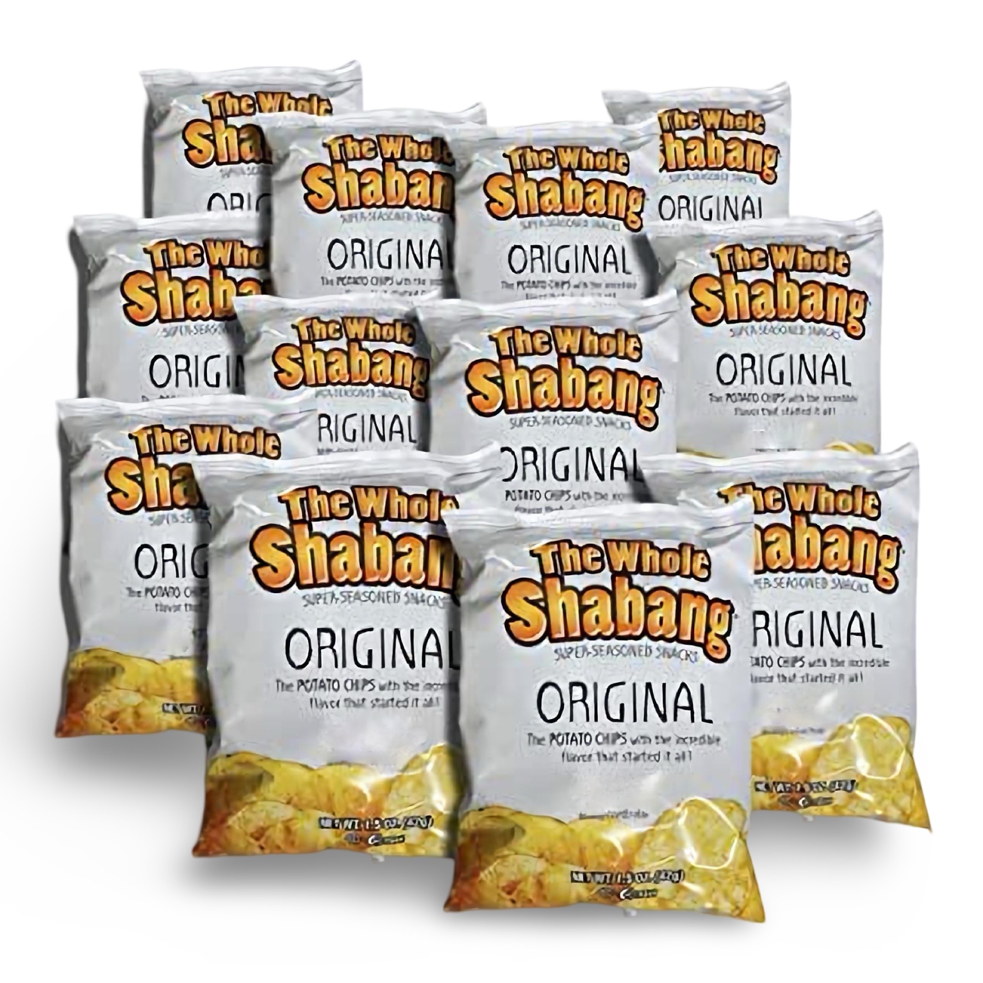 The Whole Shabang Potato Chips by Moon Lodge 1.5 Oz | Original | Pack of 12
