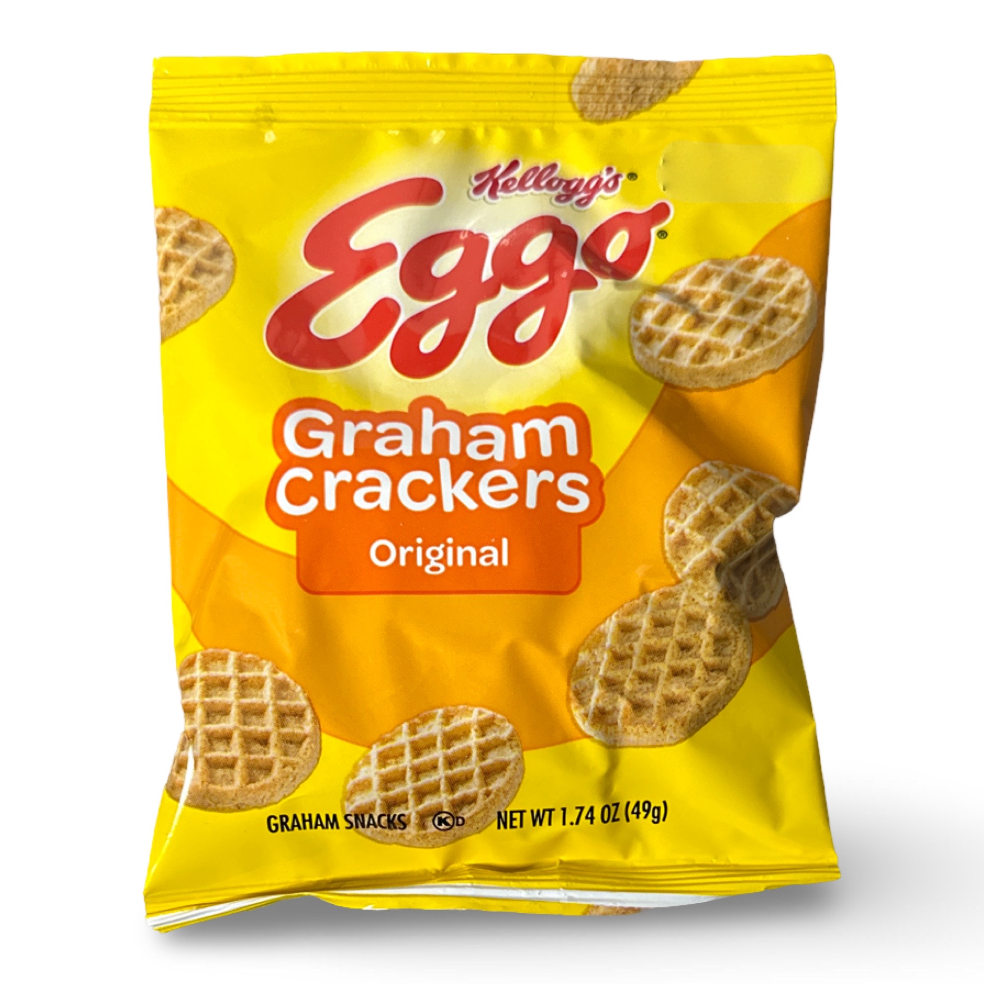Eggo Waffle Shaped Graham Crackers, School Approved Smart Snacks, Original Flavor | 10 Bags