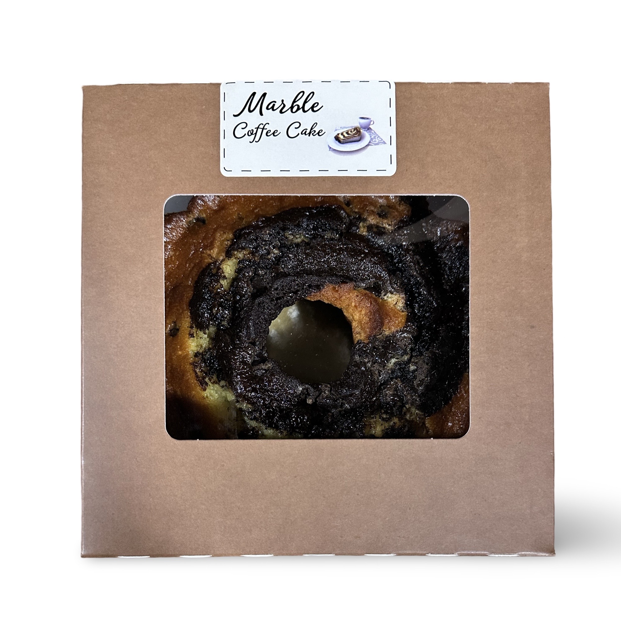 Carlotta's Bakery Authentic New York Round Coffee Cakes (24 Oz, Chocolate Marble)