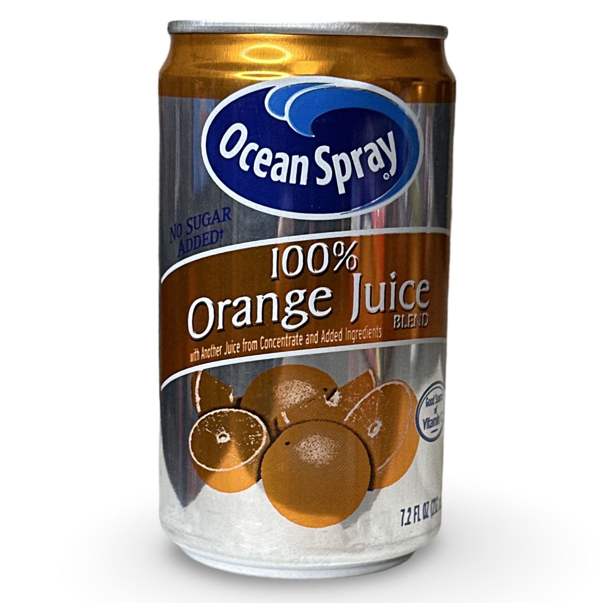 12x Ocean Spray 100% Orange Juice, 7.2 oz Cans