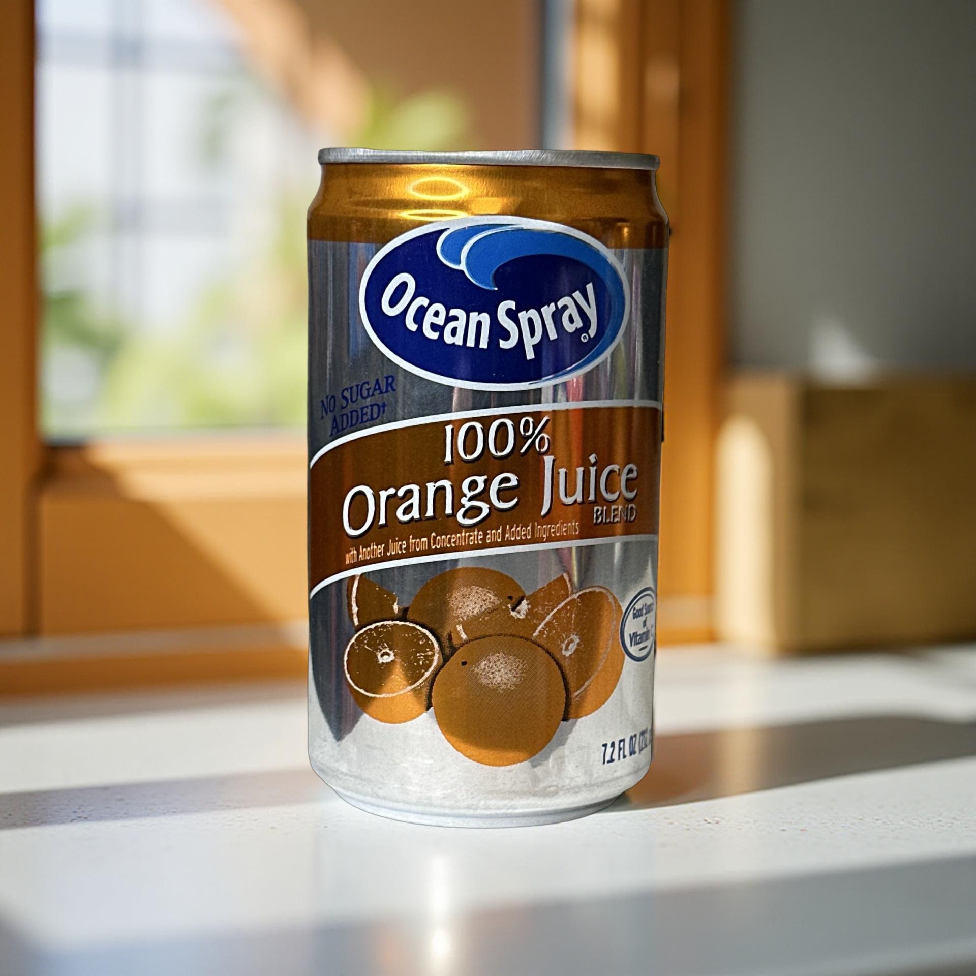 12x Ocean Spray 100% Orange Juice, 7.2 oz Cans 5