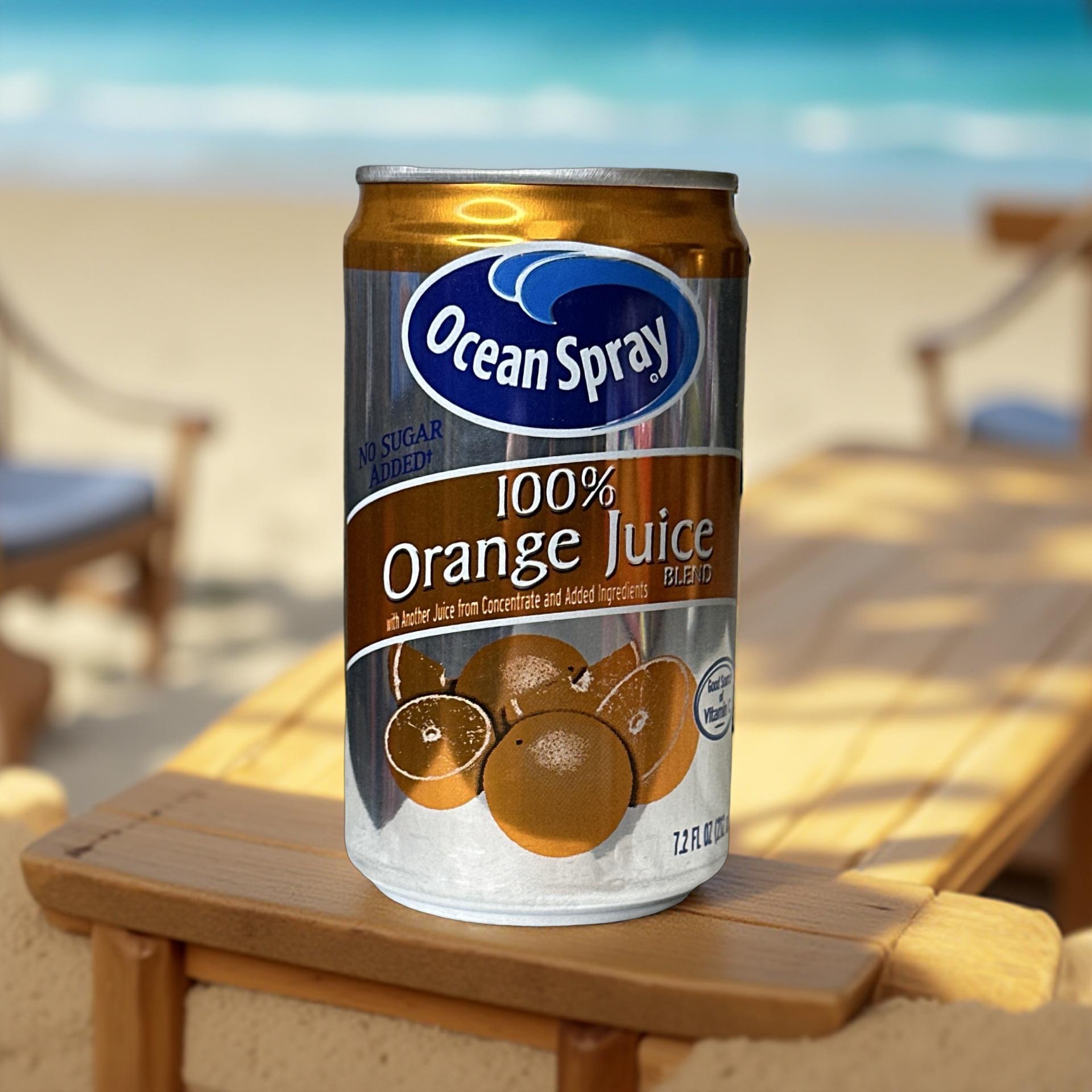 12x Ocean Spray 100% Orange Juice, 7.2 oz Cans 4
