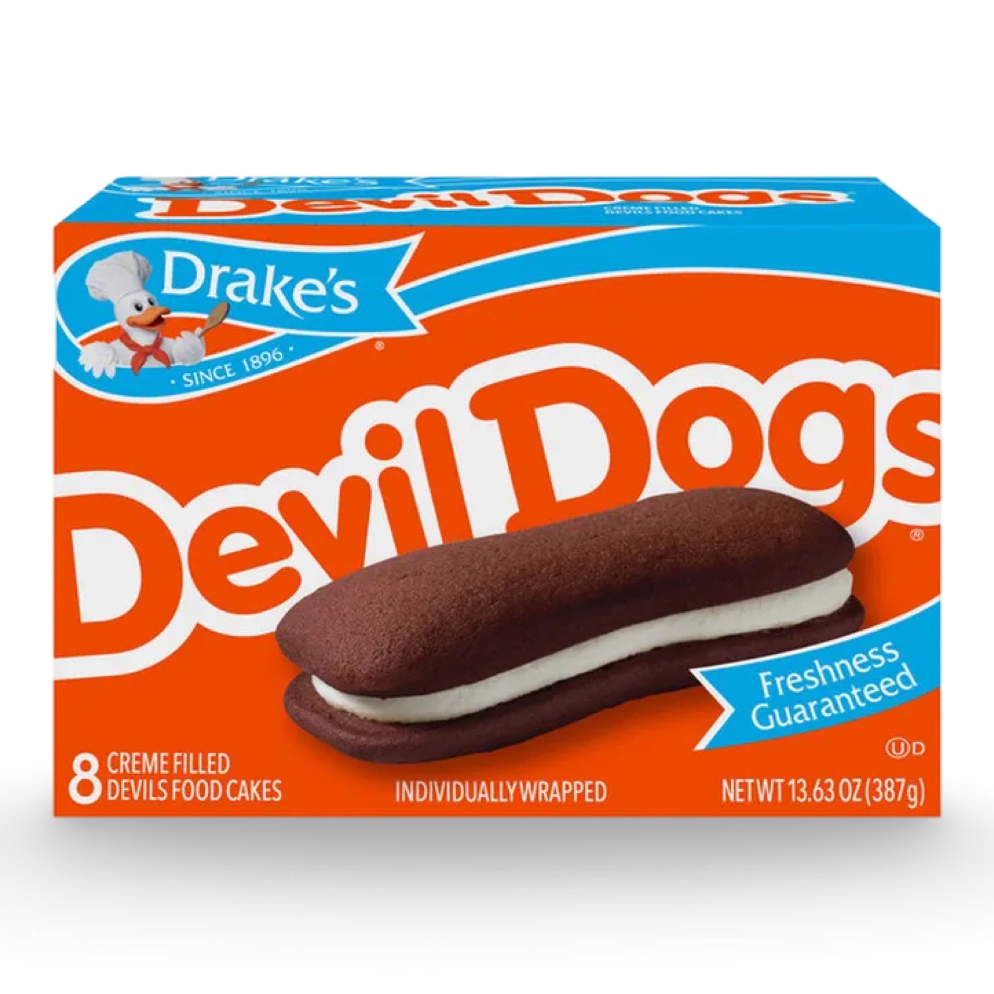 Drake's Devil Dogs, Creme Filled Chocolate Cakes (3-Boxes)