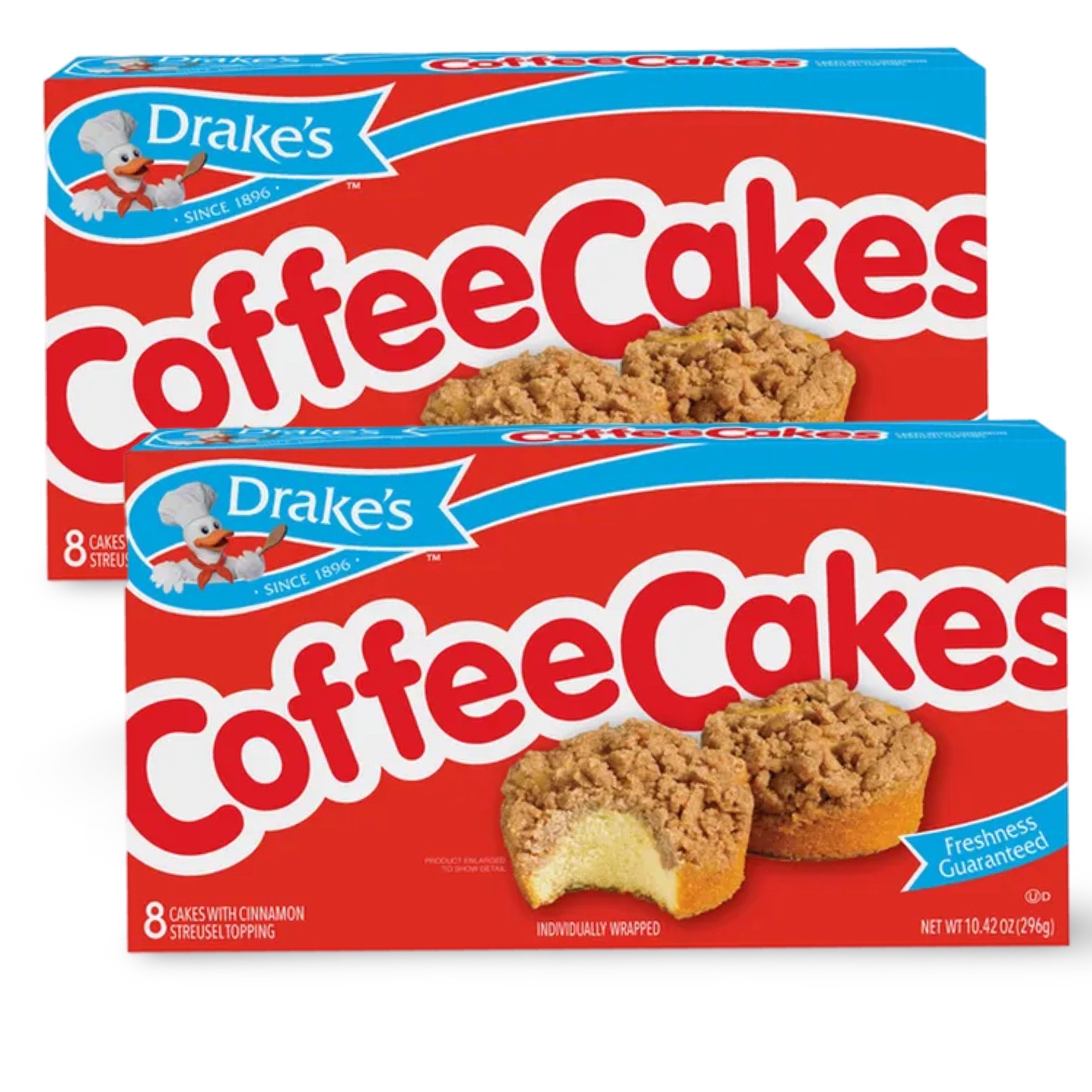 Drake's Devil Dogs and Coffee Cake Combo Pack, 1 Box Each 3