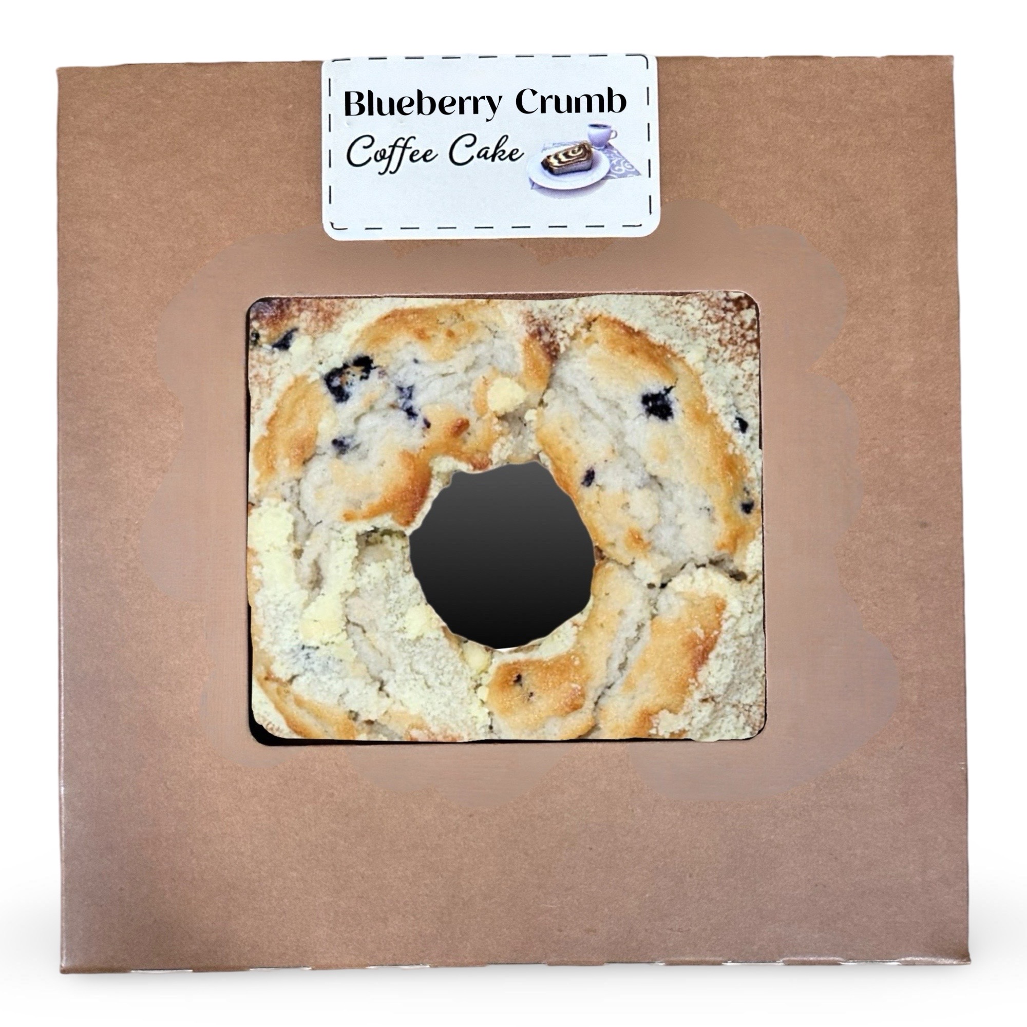 Carlotta's Bakery Authentic New York Round Coffee Cakes (24 Oz, Blueberry Crumb)