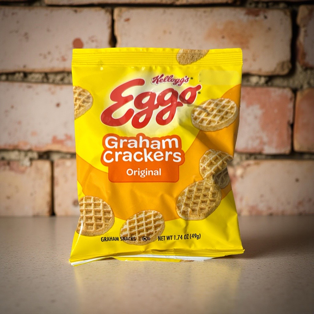 Eggo Waffle Shaped Graham Crackers, School Approved Smart Snacks, Original Flavor | 10 Bags 5