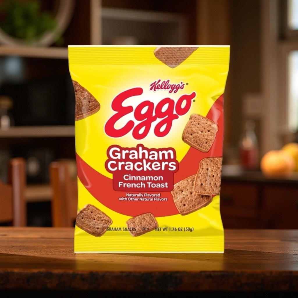 Eggo French Toast Graham Crackers, School Approved Smart Snacks, Cinnamon Flavor | 10 Bags 4