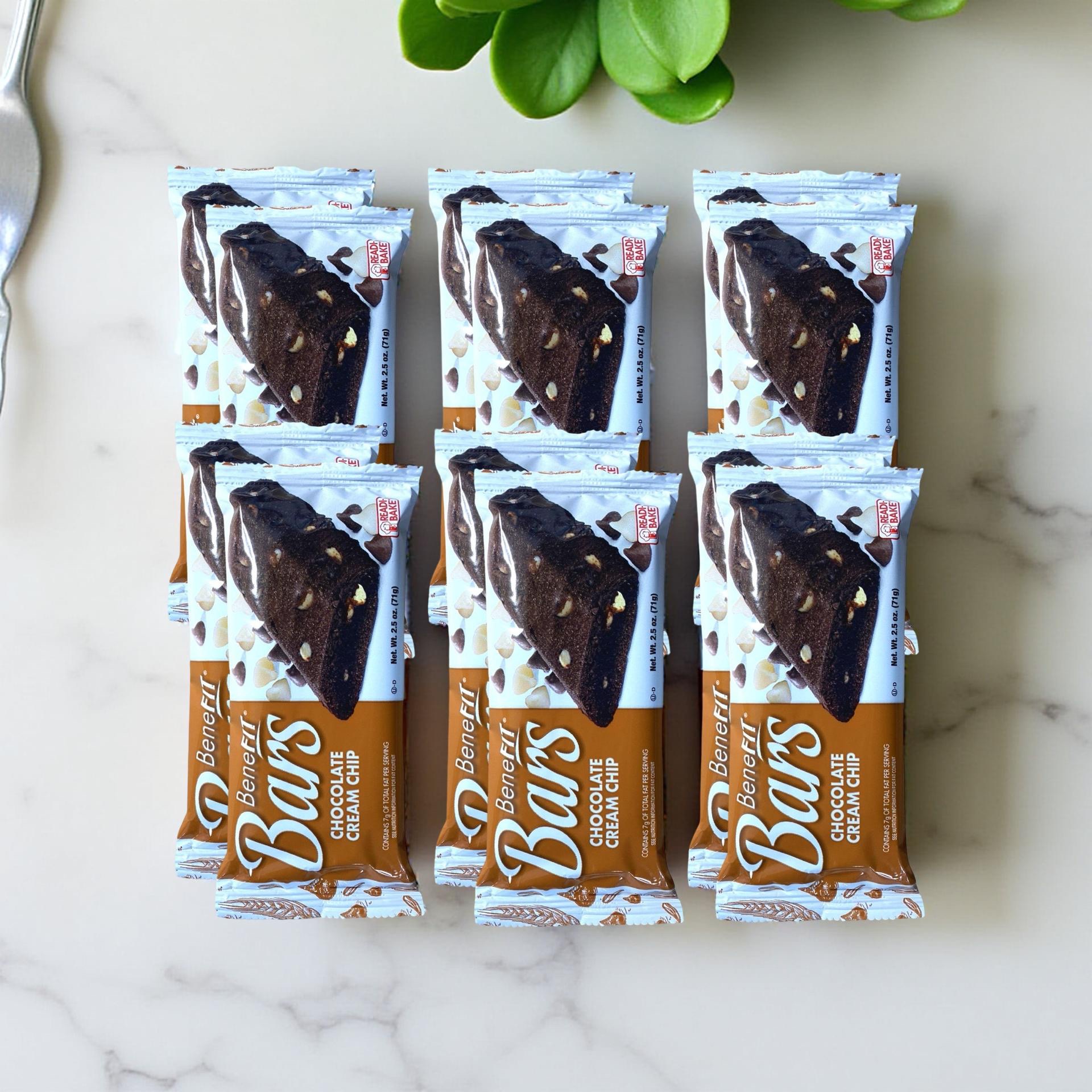 Chocolate Cookies N Cream Chip BeneFit Bars, Pack of 12 2