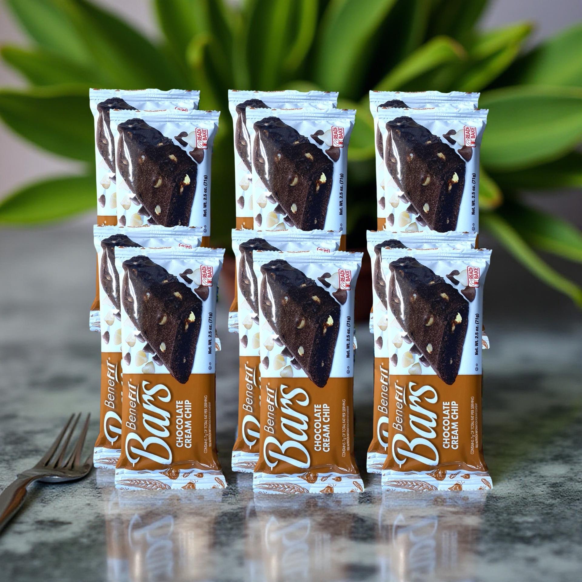 Chocolate Cookies N Cream Chip BeneFit Bars, Pack of 12 3