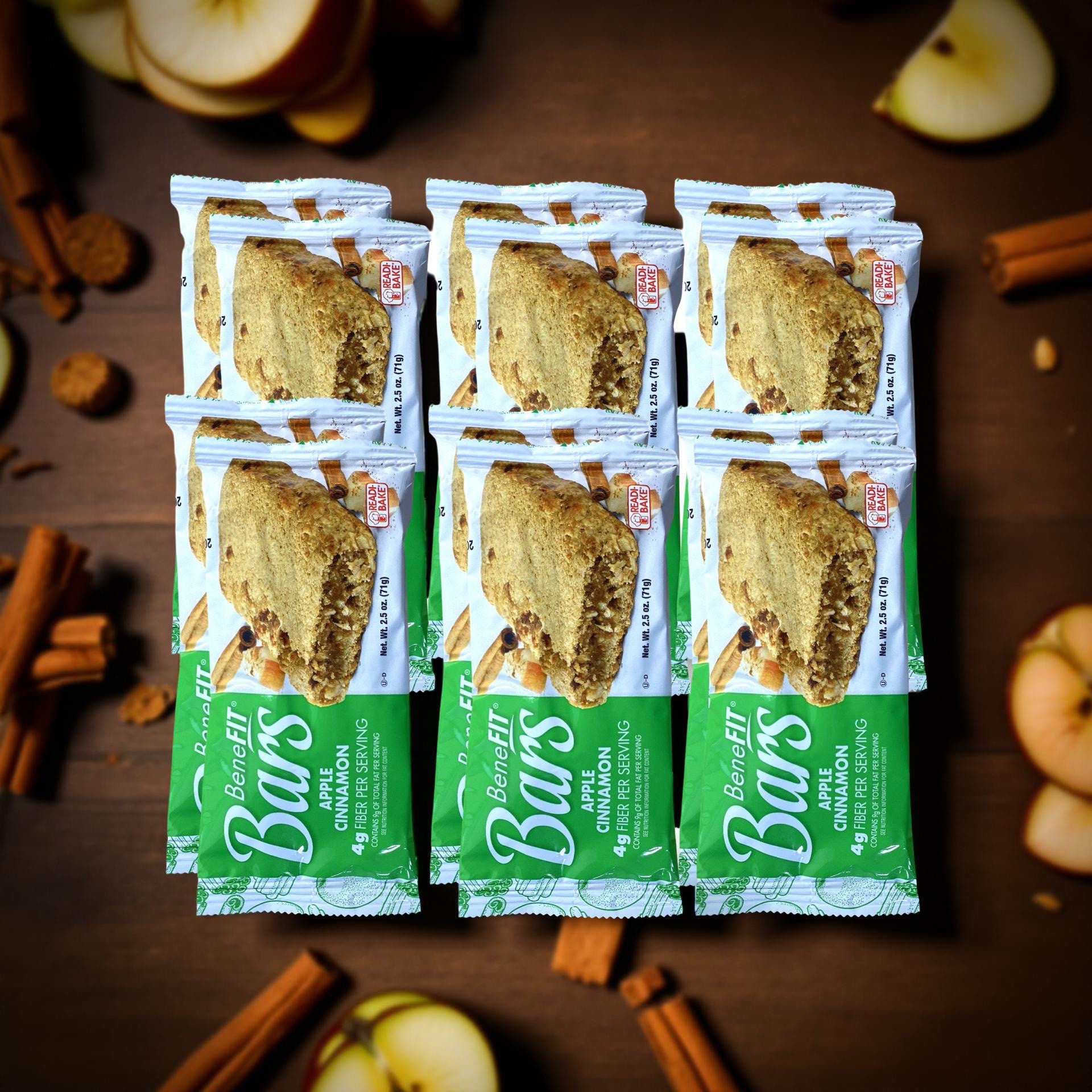 Apple Cinnamon BeneFit Bars by Readi-Bake, 2.5 Oz, 12 Bars 3