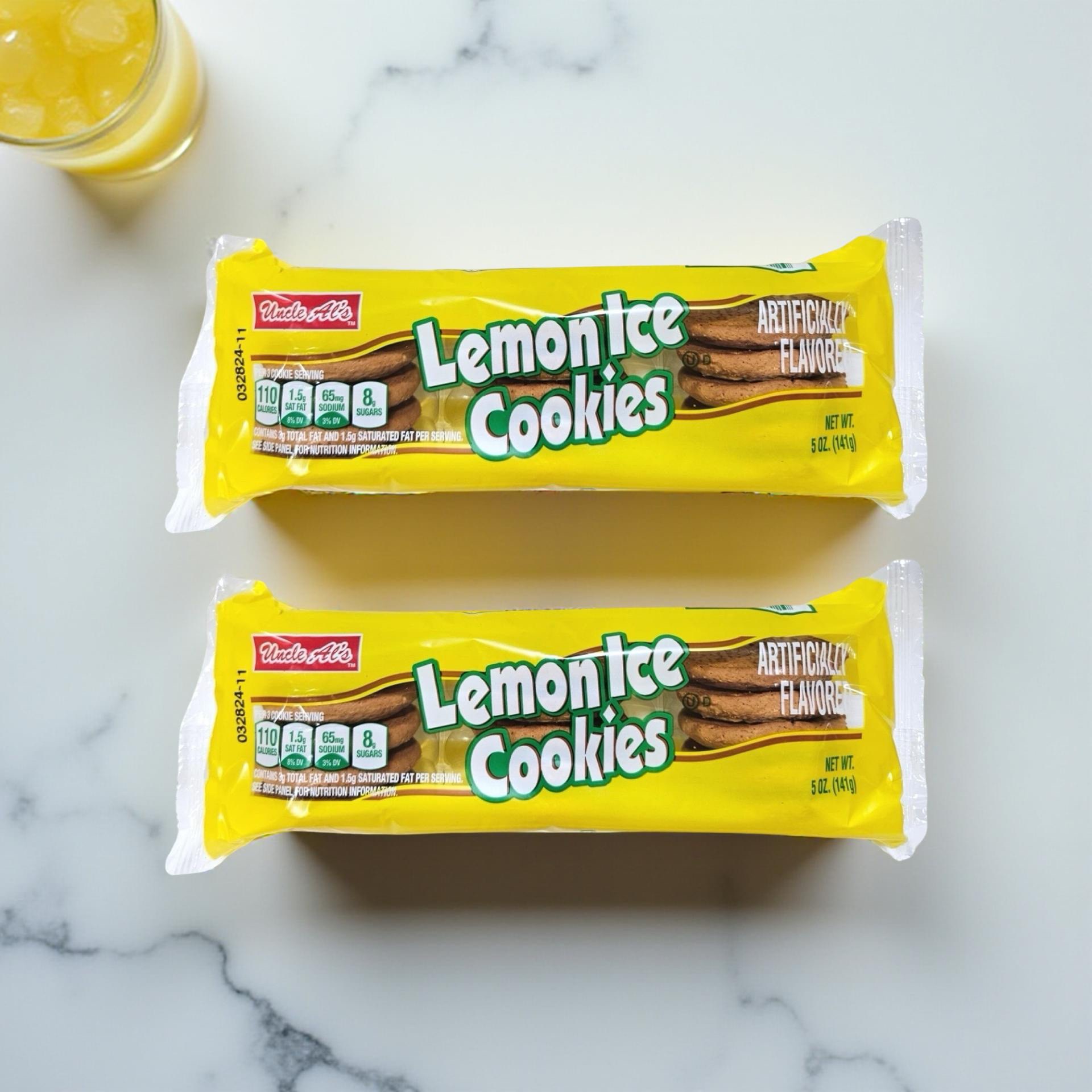Uncle Al's Lemon Ice Cookies, 5 oz, 2 Packs 2