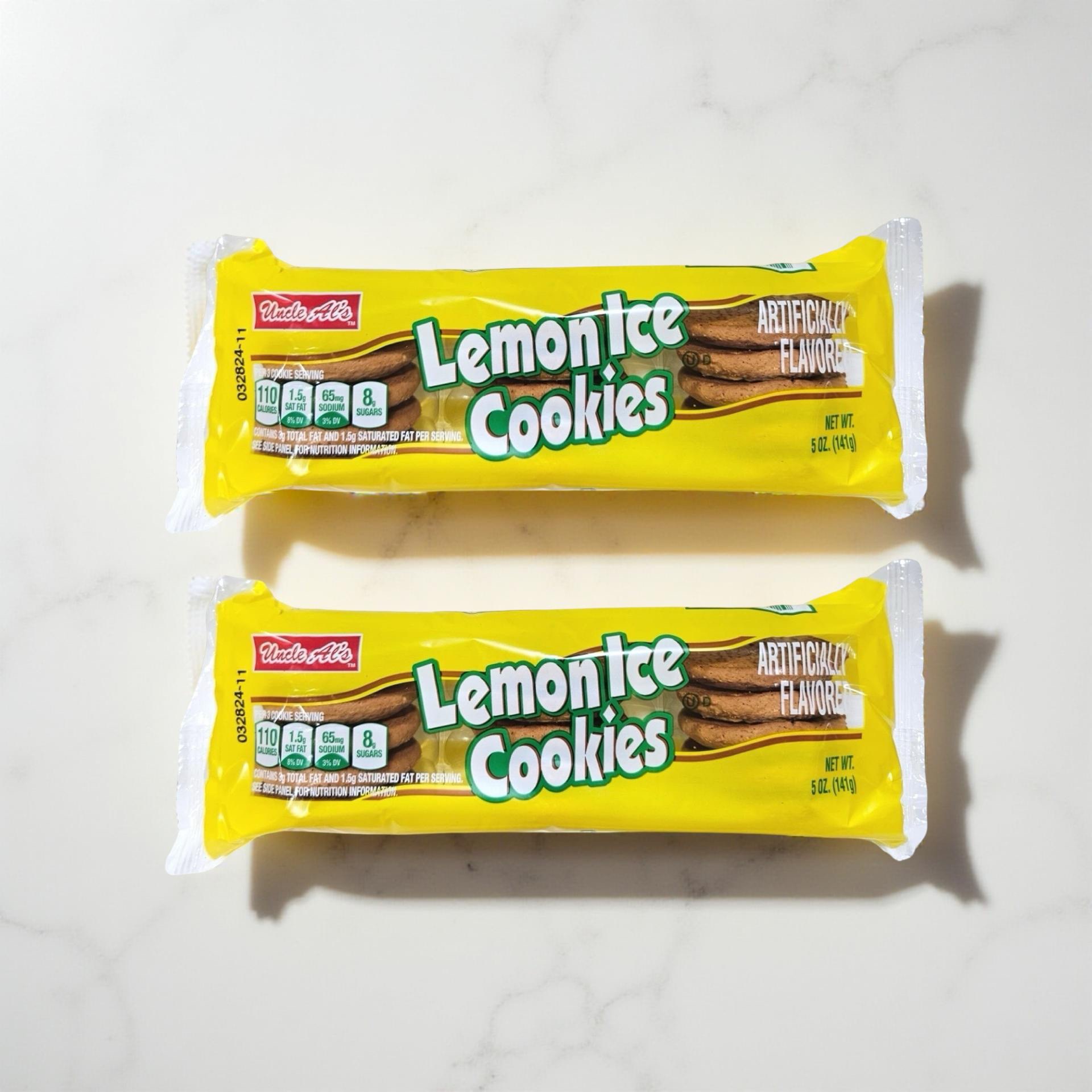 Uncle Al's Lemon Ice Cookies, 5 oz, 2 Packs 3