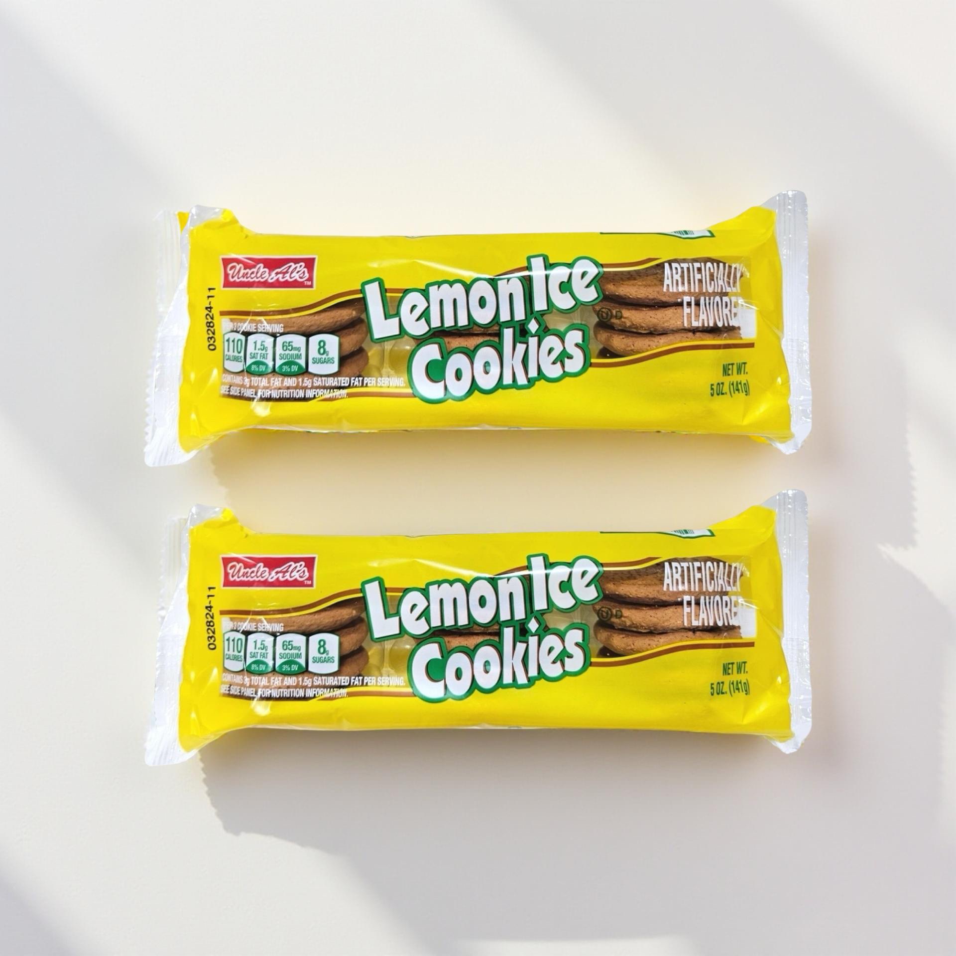 Uncle Al's Lemon Ice Cookies, 5 oz, 2 Packs 5