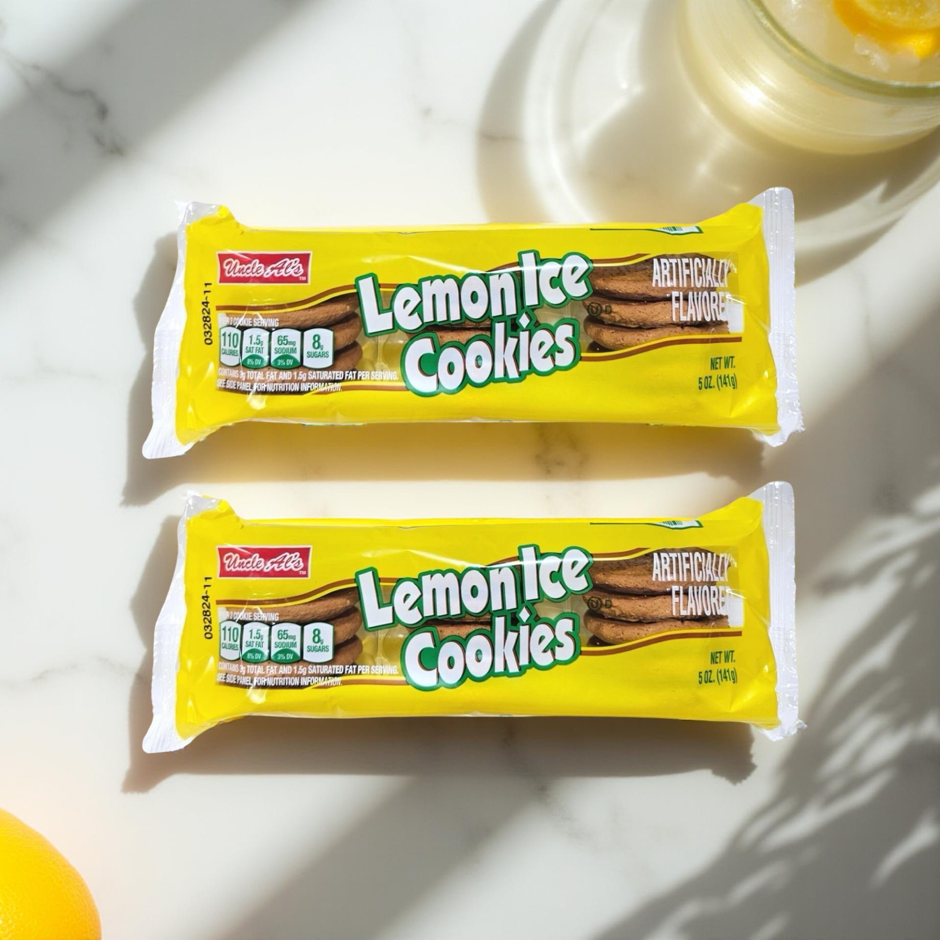 Uncle Al's Lemon Ice Cookies, 5 oz, 2 Packs 6