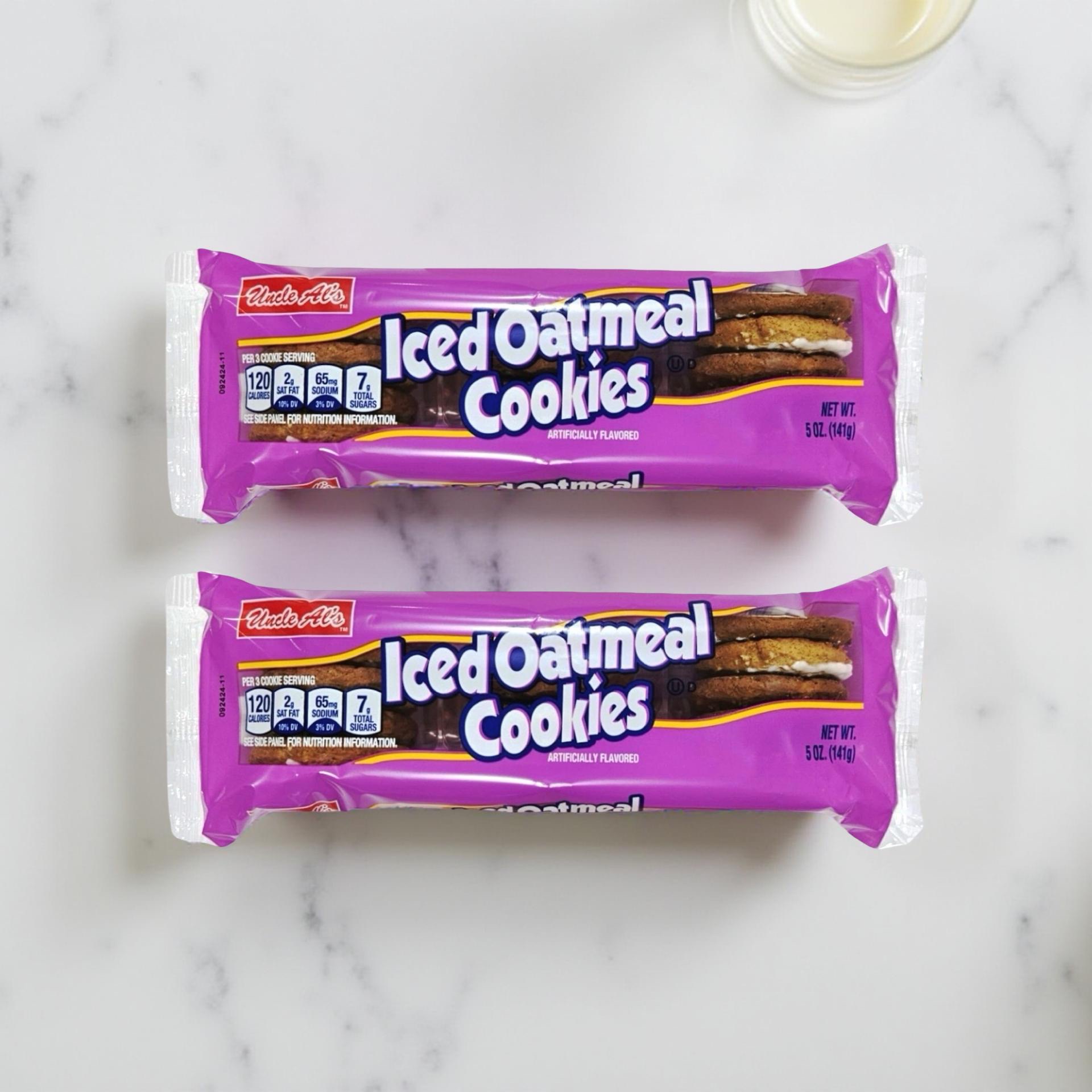 Uncle Al's Iced Oatmeal Cookies, 5 oz, 2 Packs 2