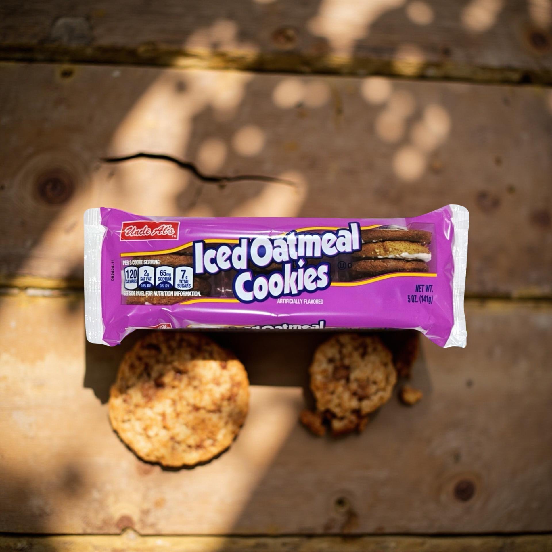 Uncle Al's Iced Oatmeal Cookies, 5 oz, 2 Packs 5