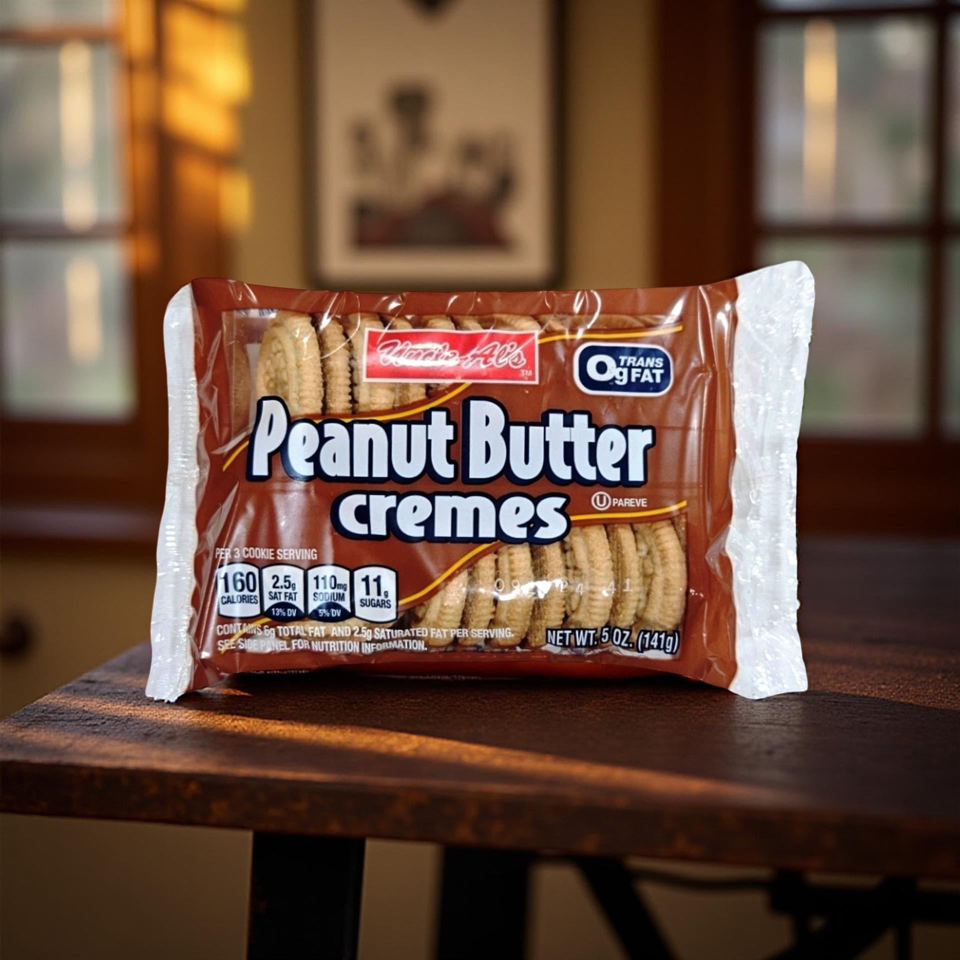 Uncle Al's Peanut Butter Cremes Cookies, 5 Oz, 2 Packs 3