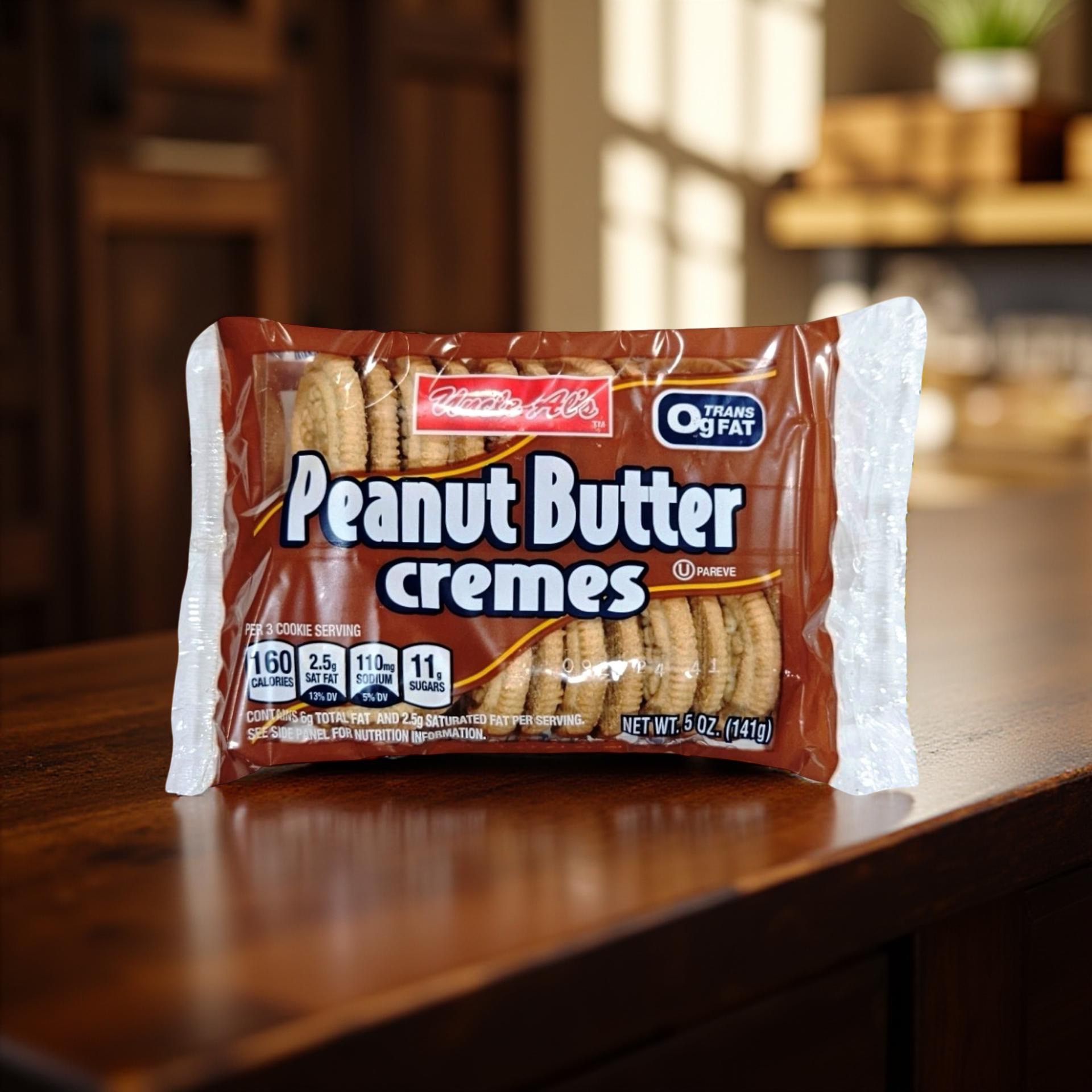 Uncle Al's Peanut Butter Cremes Cookies, 5 Oz, 2 Packs 2