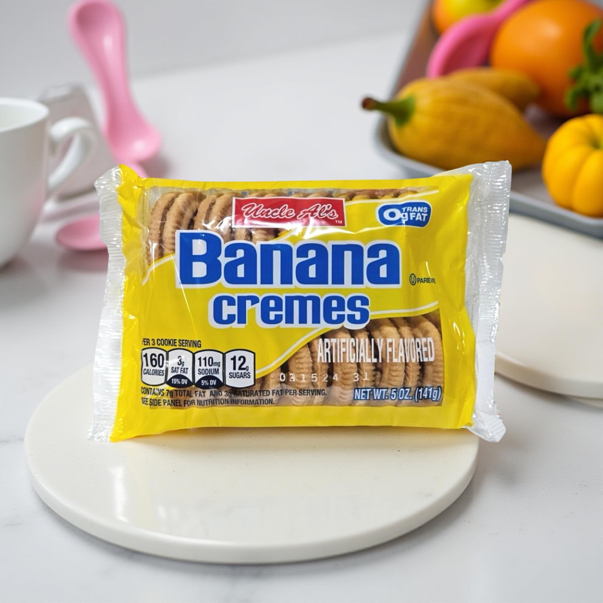 Uncle Al's Banana Creme Cookies, 5 Oz, 2 Packs 5