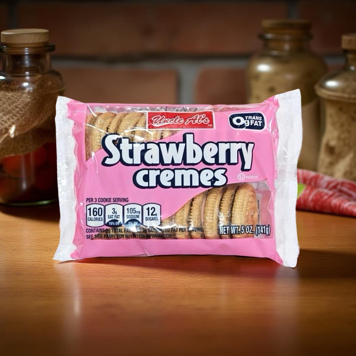 Uncle Al's Strawberry Creme Cookies, 5 Oz, 2 Packs 3