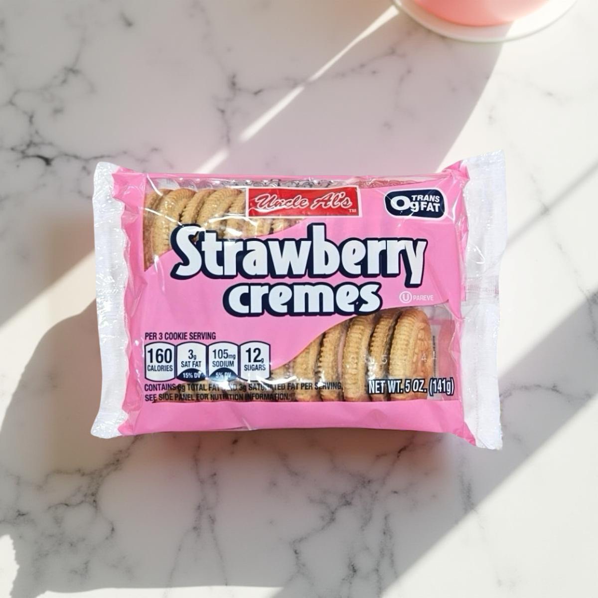 Uncle Al's Strawberry Creme Cookies, 5 Oz, 2 Packs 6